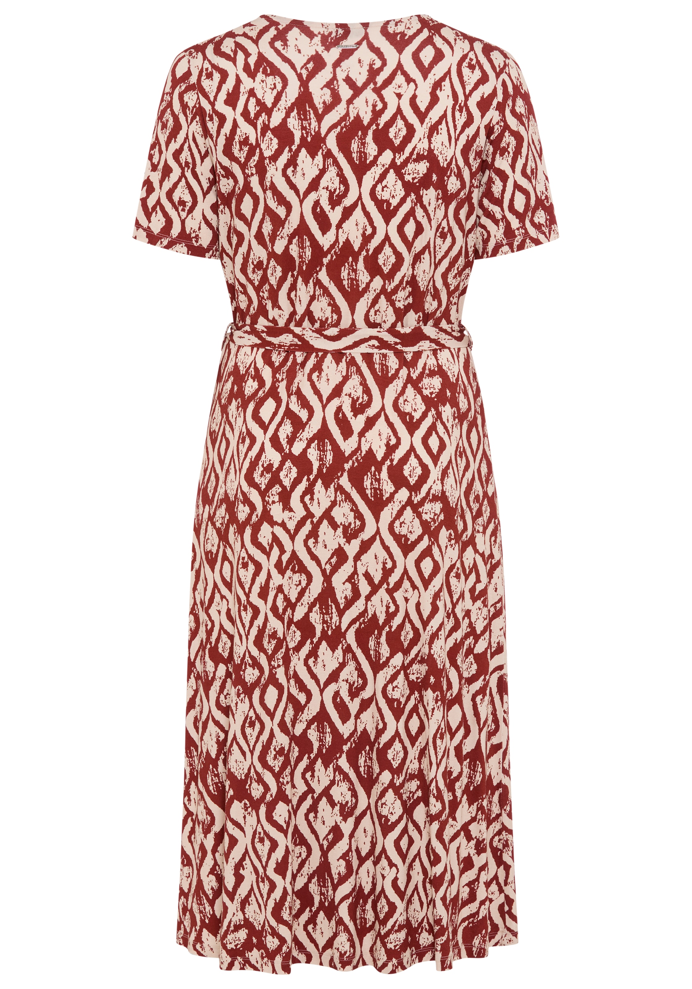 Laura Scott CURVE Robe en jersey wadenlanger Schnitt, aus weichem Jersey, elastische Viskosemischung