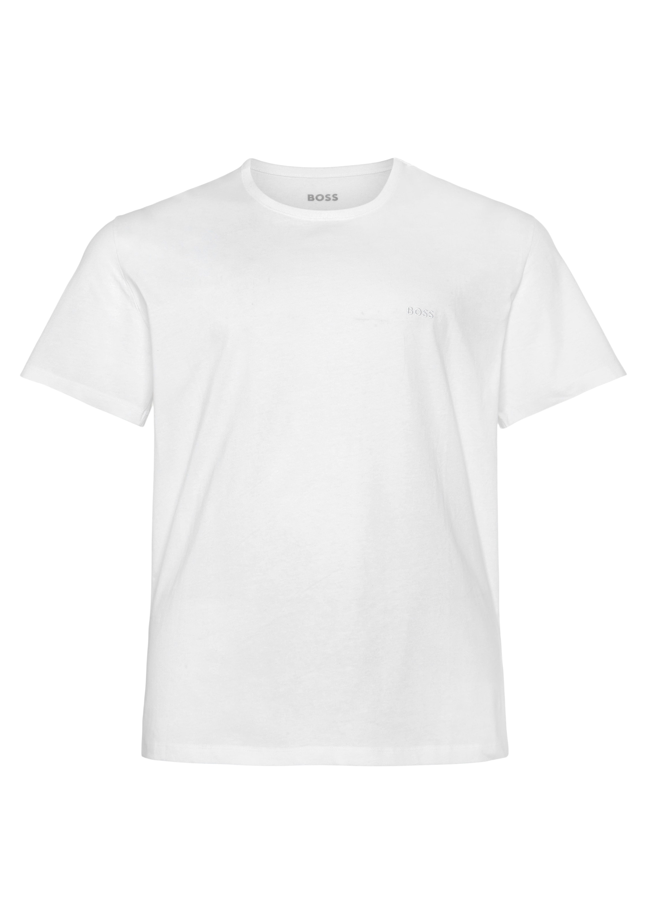 BOSS Rundhalsshirt »B-TShirtRN 2P Comfor«, (Packung, 2 tlg., 2er-Pack), mit tonalen Logo