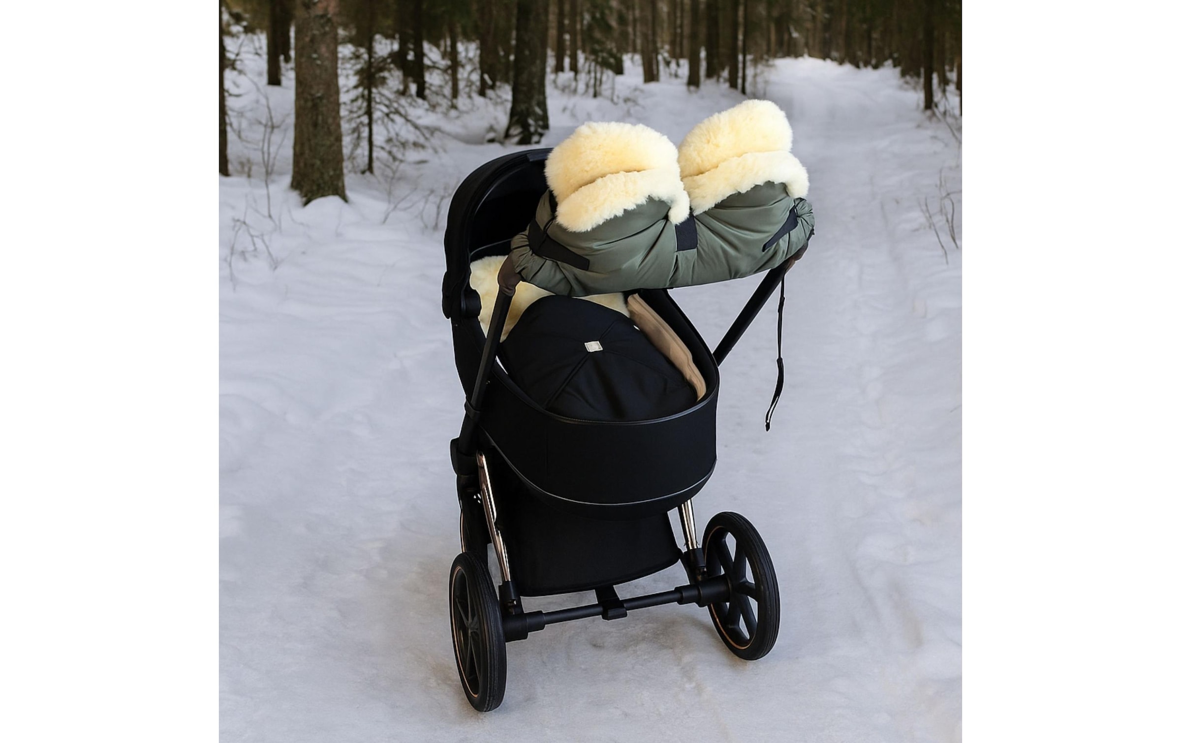 Kaiser Chauffe-mains pour poussette »Lammfell Big«