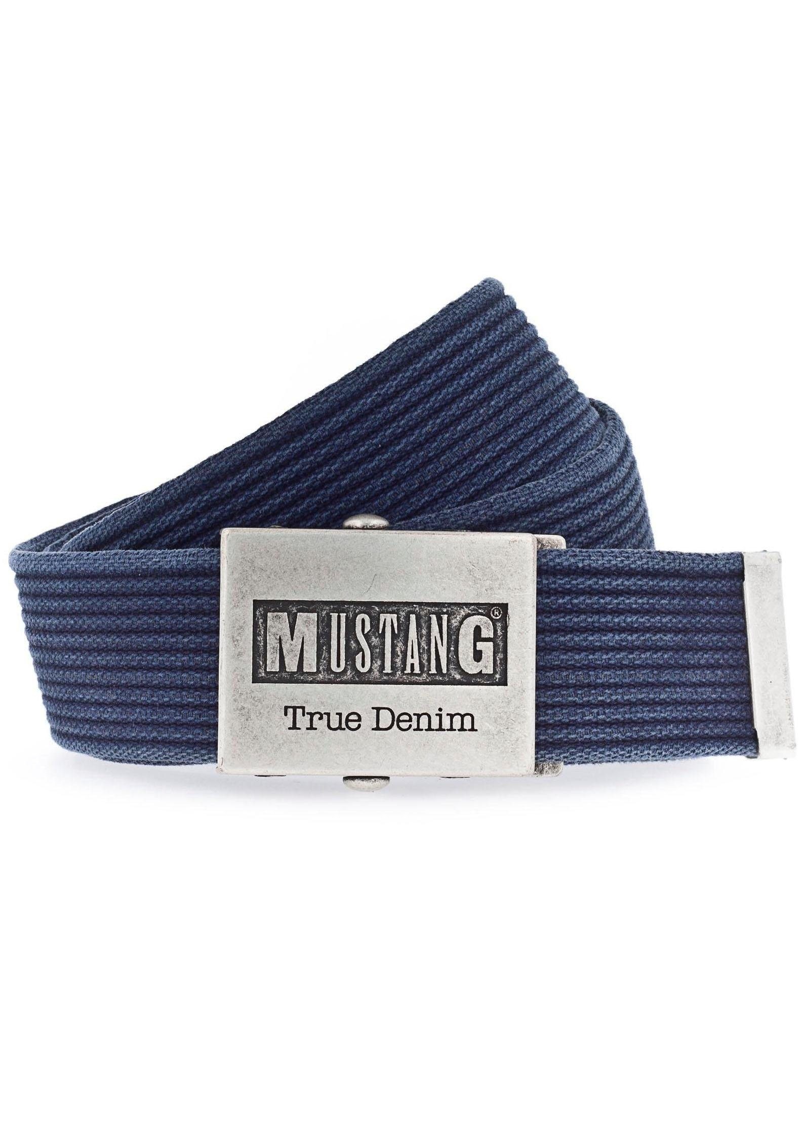 Image of MUSTANG Stoffgürtel, Mit Koppelschliesse im Used Look bei Ackermann Versand Schweiz
