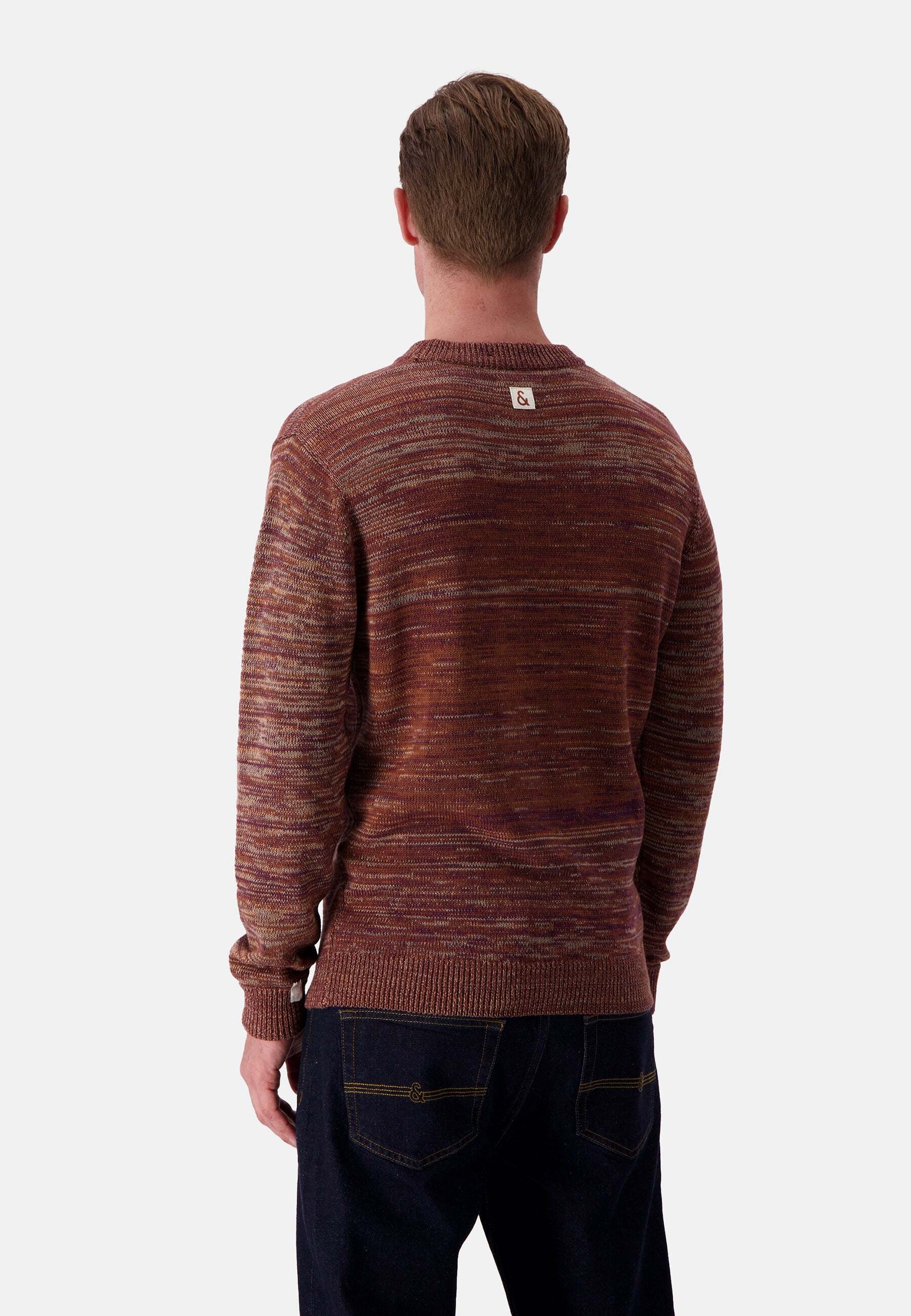 colours & sons Strickpullover »colours & sons Pullover Roundneck Mouliné«