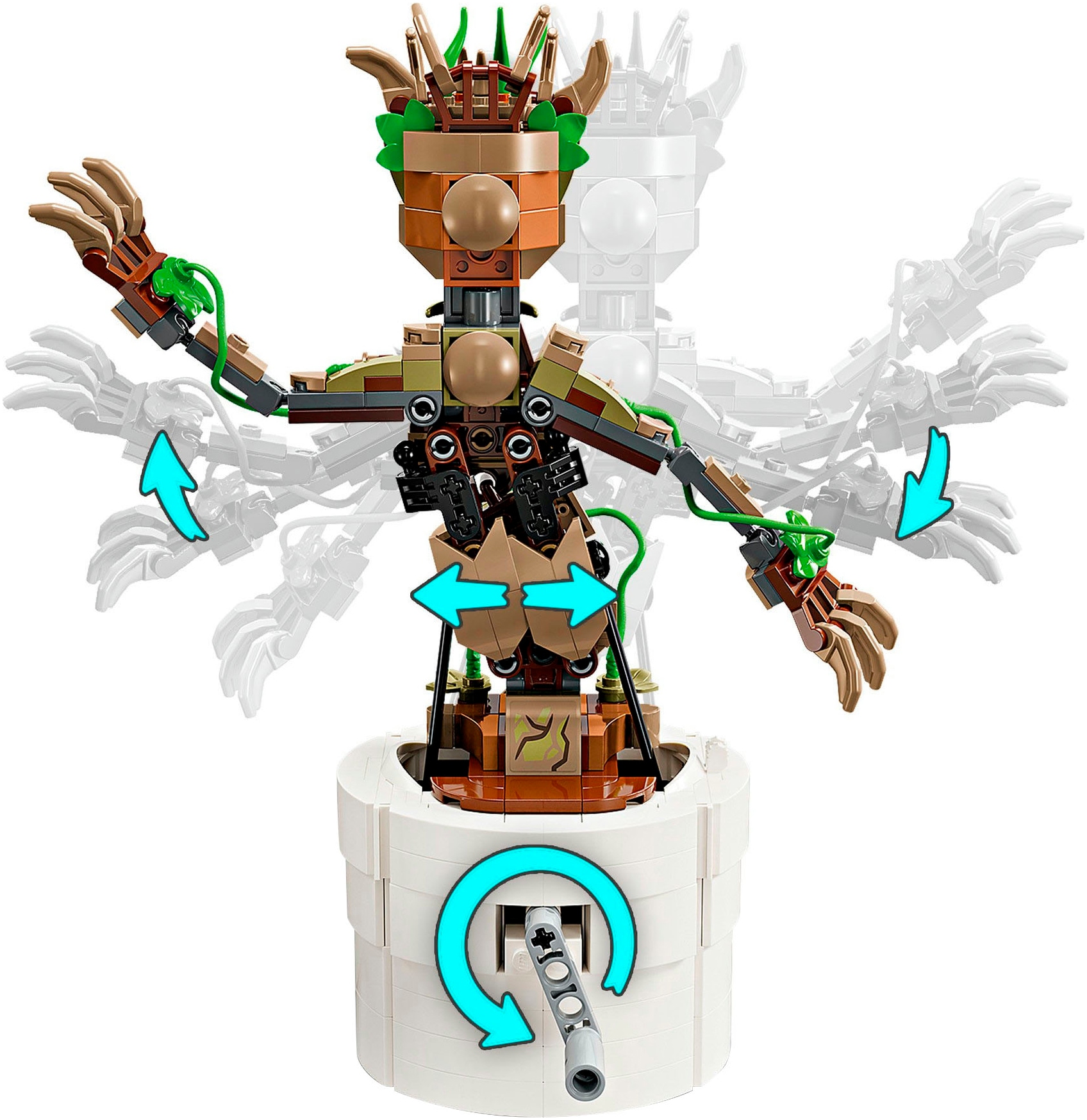 LEGO® Konstruktionsspielsteine »Tanzender Groot (76297), LEGO Super Heroes« Made in Europe