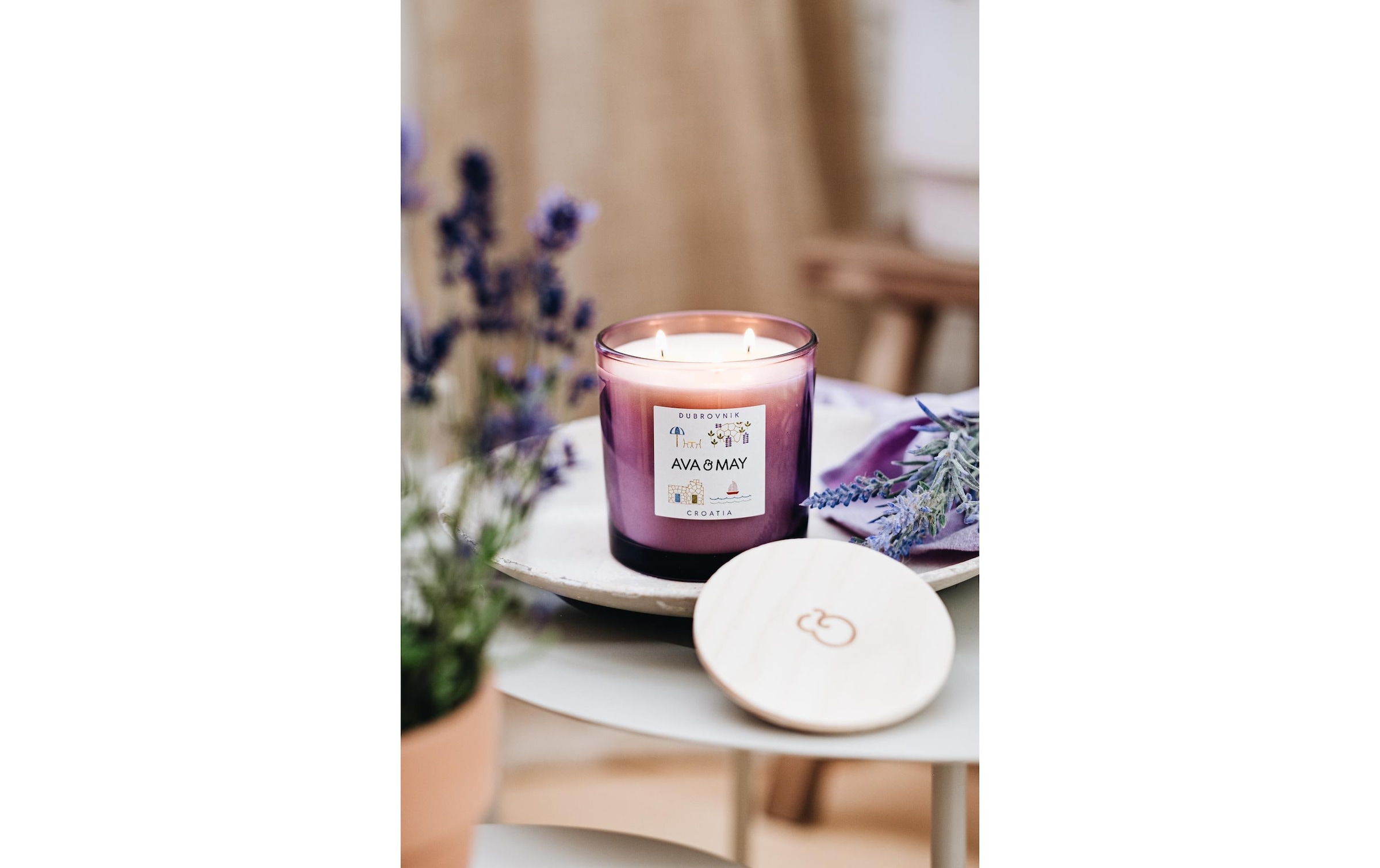 AVA & MAY Bougie parfumée »Dubrovnik 380 g«