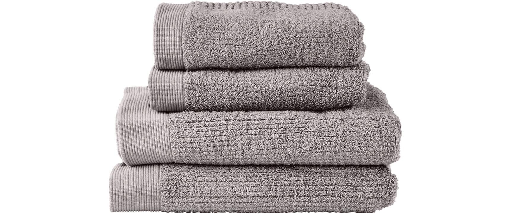 Image of Zone Denmark Handtuch Set "Frottierwäscheset Classic Gull Grey" 4 Frottier