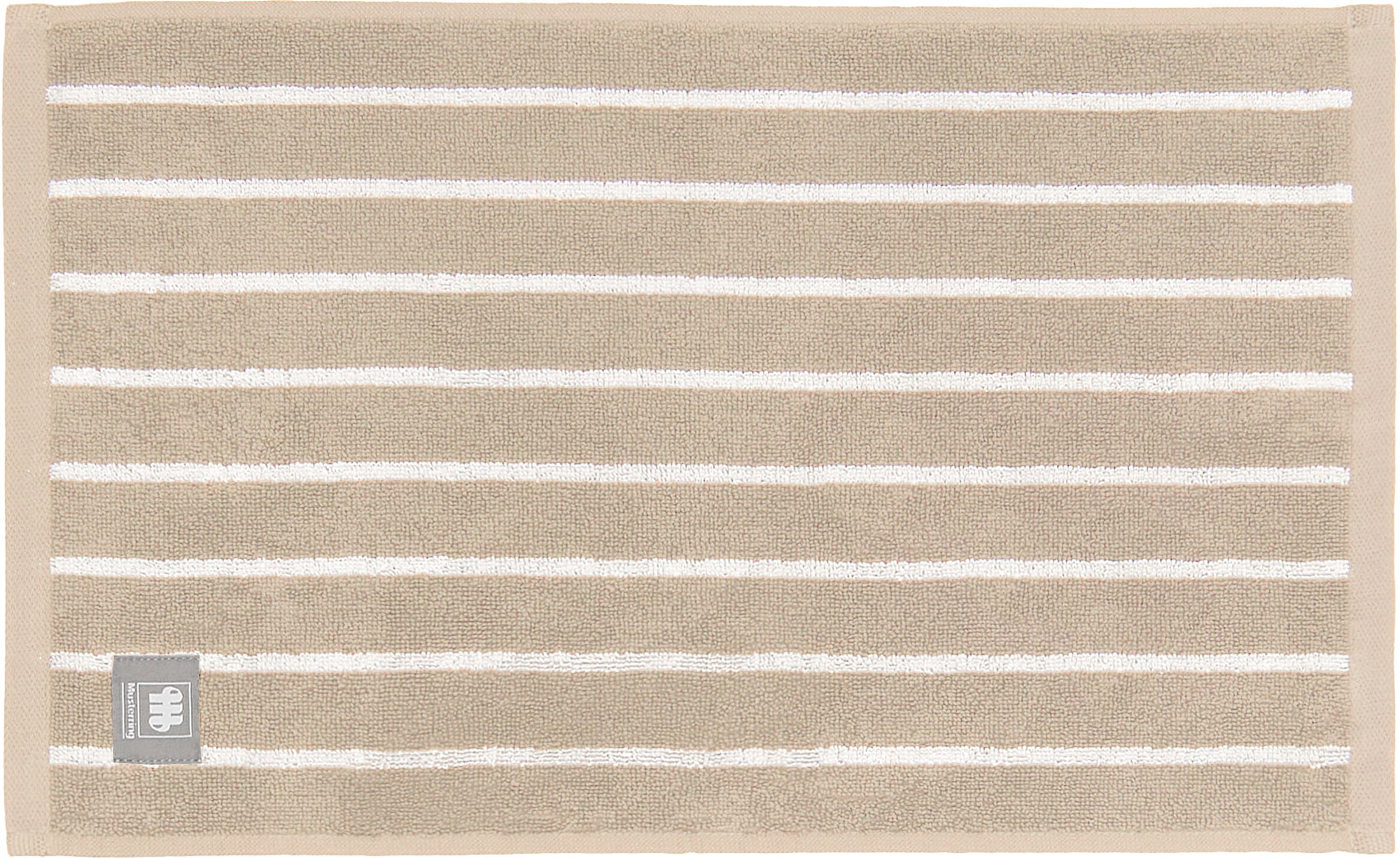 Musterring Gästehandtuch »Needlestripe«, (1 St., Gästehandtuch 30 x 50 cm), hautschmeichelnd, super weich