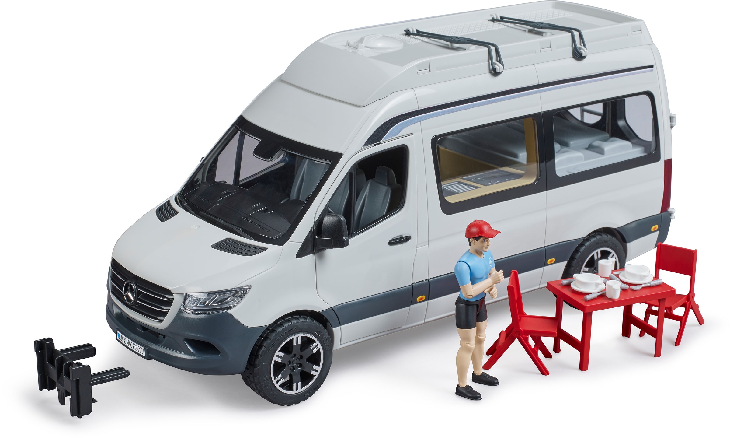 Image of Bruder® Spielzeug-Bus »Mercedes Benz Sprinter Camper (2125)«, mit Fahrer; Made in Germany bei Ackermann Versand Schweiz