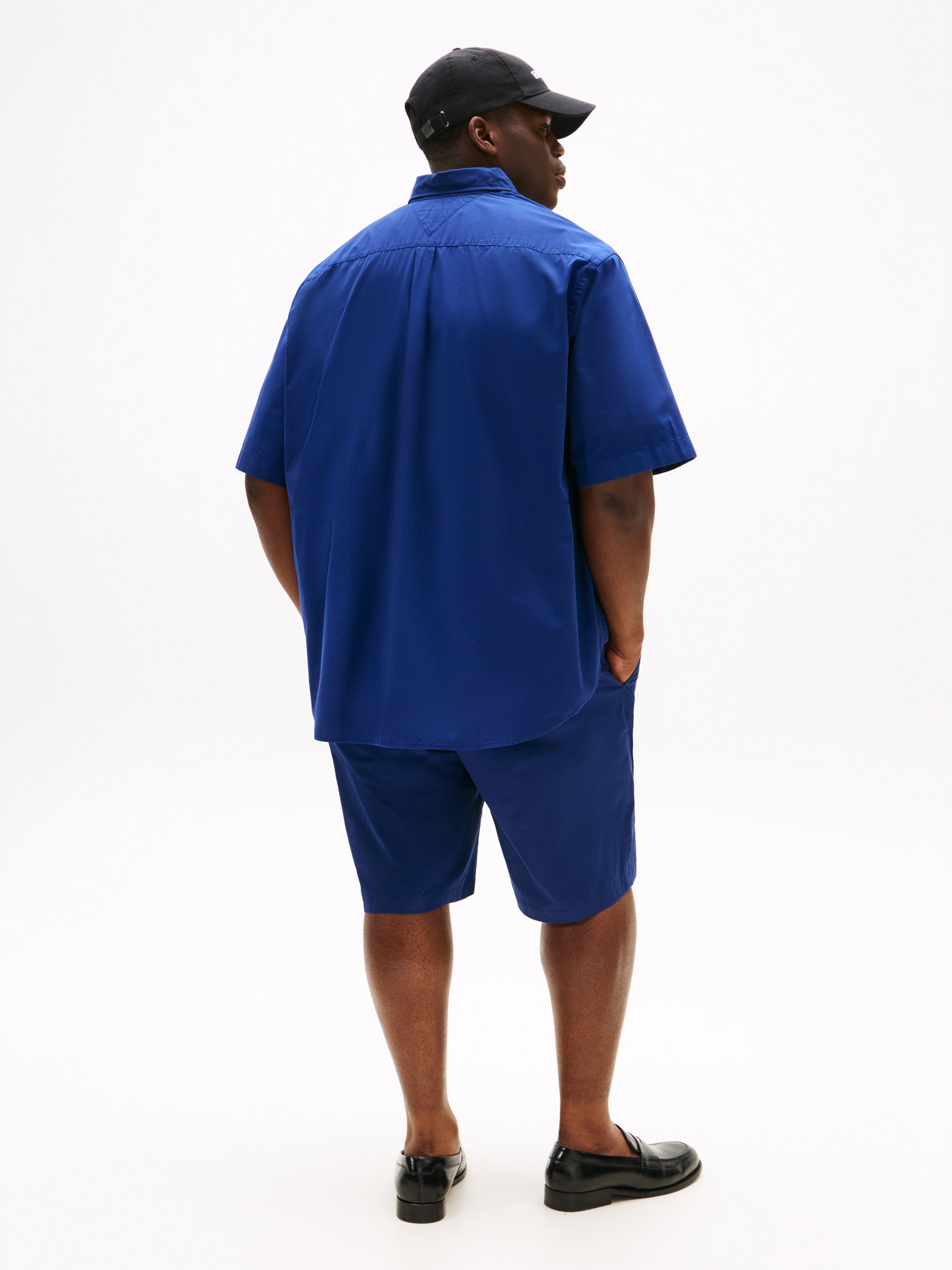 Tommy Hilfiger Big & Tall Kurzarmhemd »BT-FLEX POPLIN SOLID S/S SHIRT-B«, Grosse Grössen