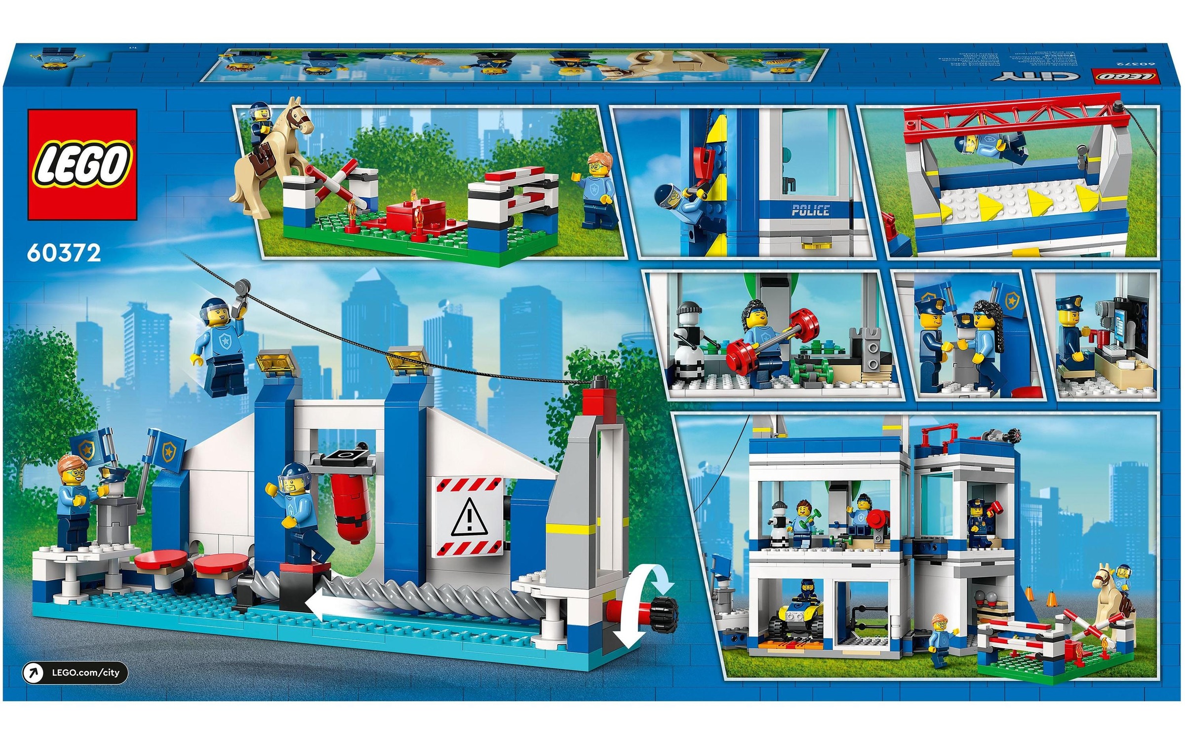 LEGO® Konstruktionsspielsteine »Polizeischule«, (823 St.)