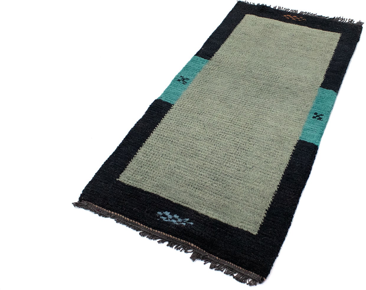 morgenland Wollteppich »Nepal Teppich handgeknüpft graü«, rechteckig, handgeknüpft