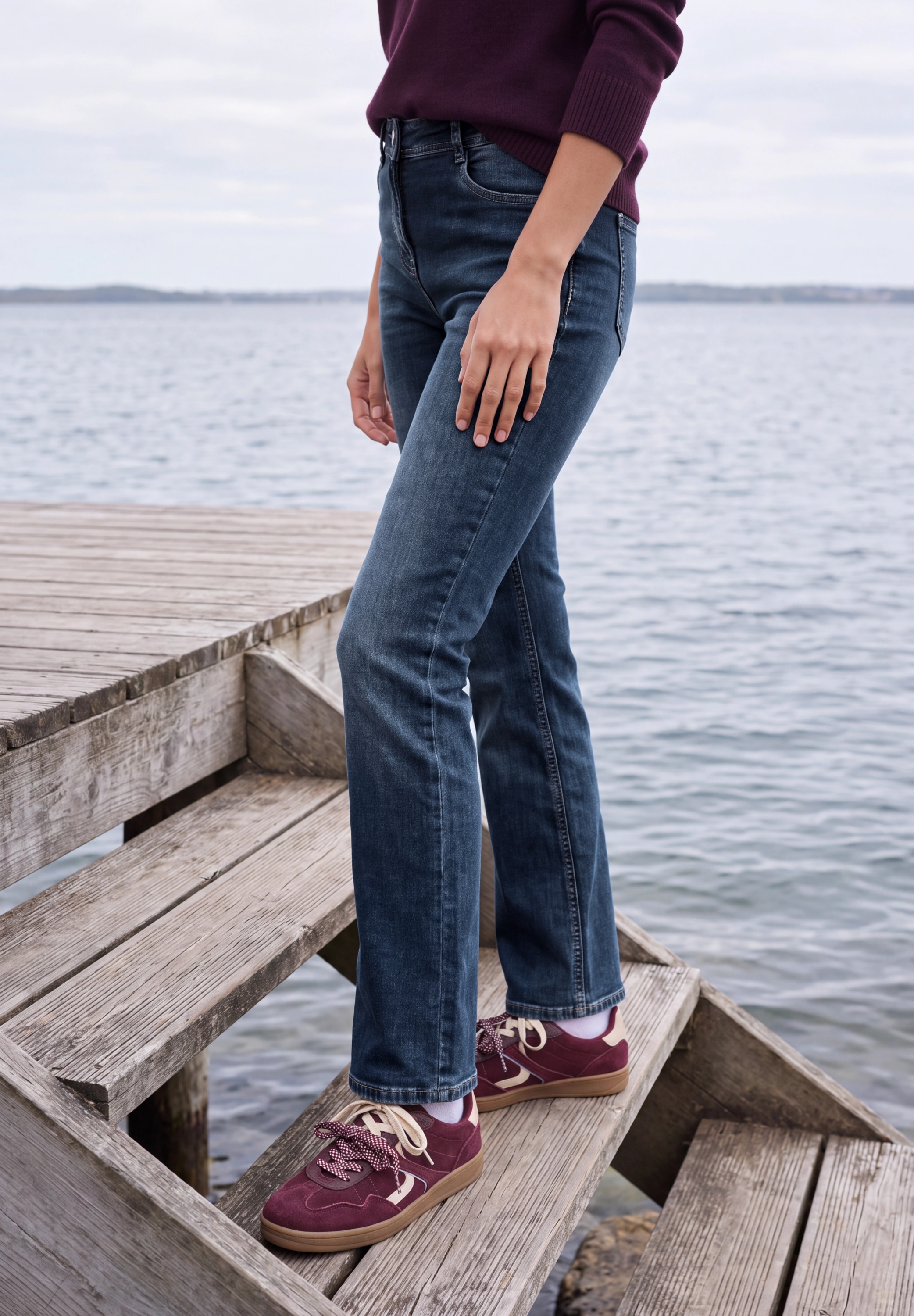 Cecil Bootcut-Jeans »Style Toronto« mit Elasthananteil, 5-Pocket-Form