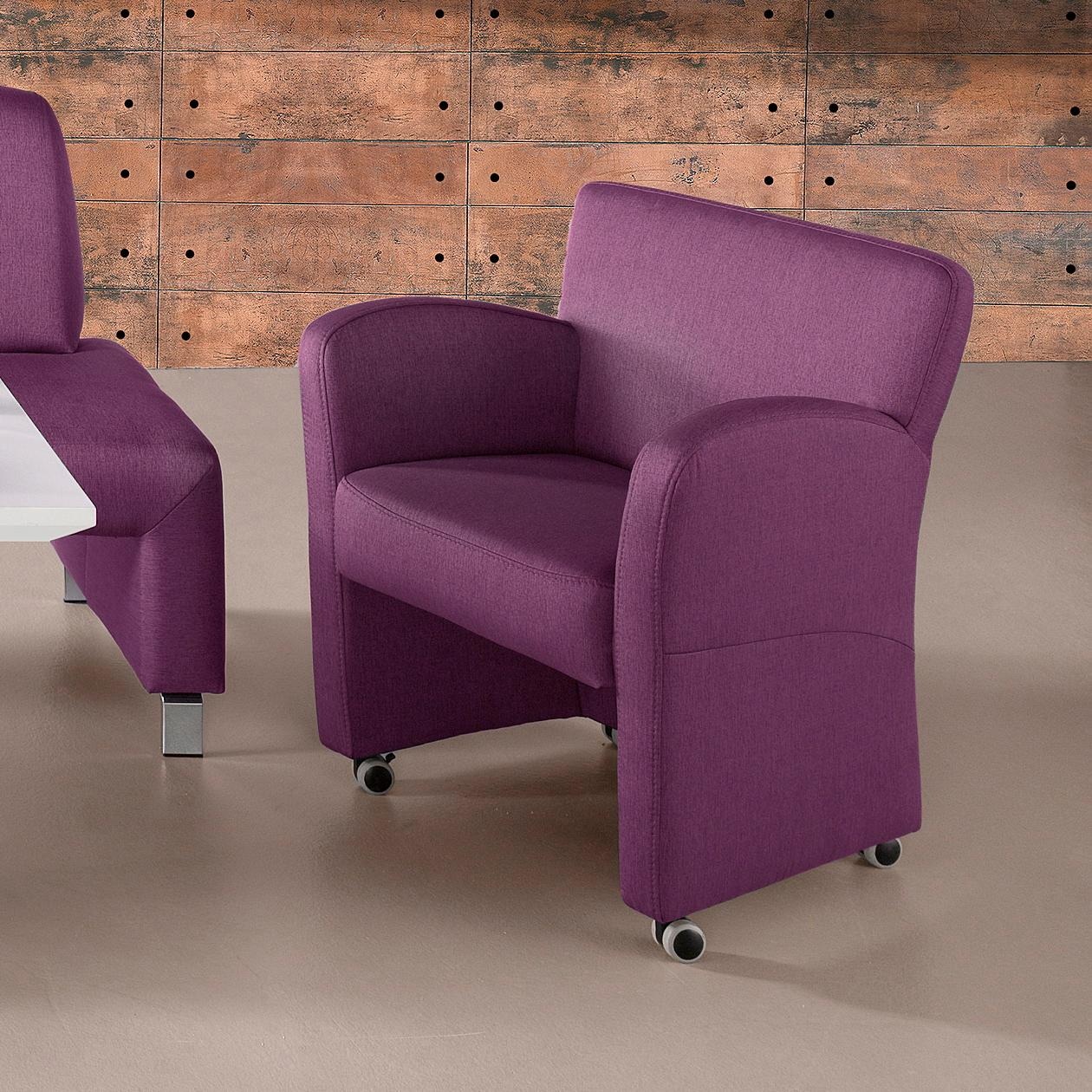 Image of exxpo - sofa fashion Sessel "Intenso, Loungesessel, modern, wahlweise in Leder oder Textil" hohe Bodenfreiheit, frei im Raum stellbar, hoher Sitzkomfort