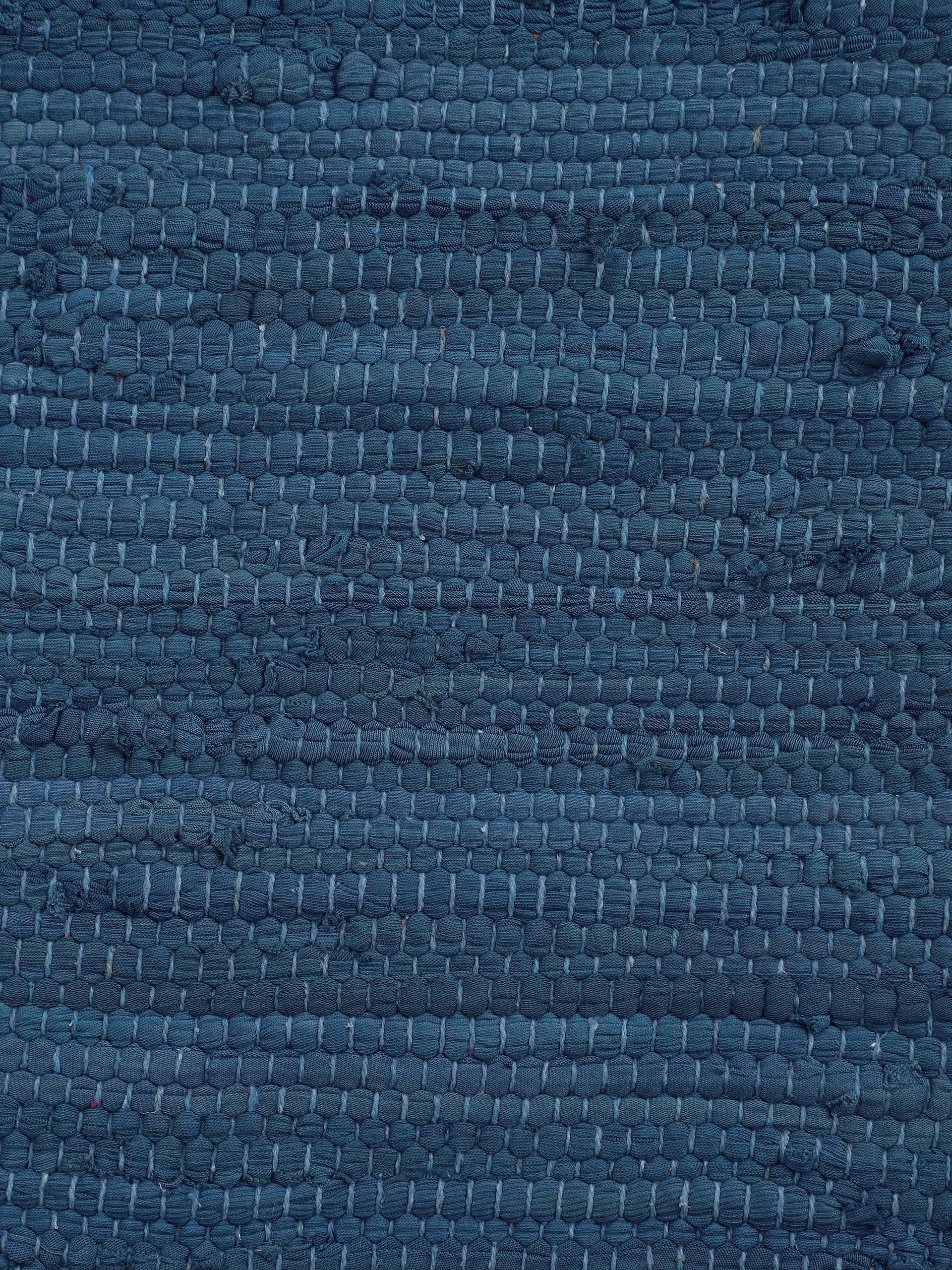 carpetfine Teppich »Kelim Chindi uni, auch als Läufer«, rechteckig, 5 mm Höhe, Wendeteppich, reine Baumwolle, handgewebt, Uni-Farben, mit Fransen