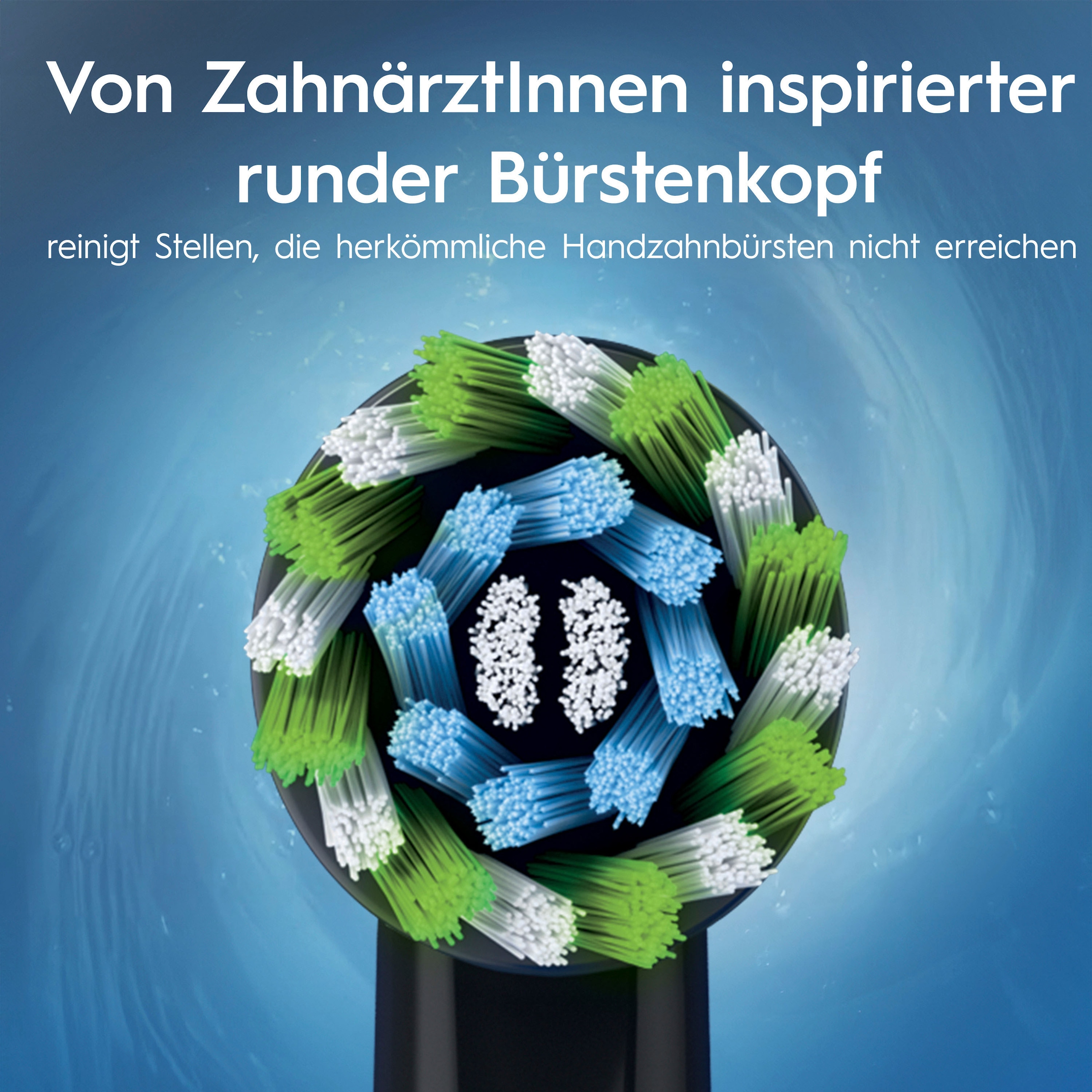 Oral-B Elektrische Zahnbürste »Oral-B Vitality Pro« 2 Stk. Aufsteckbürsten 3 Putzmodi für Zahnpflege, Designed by Braun, schwarz/lila