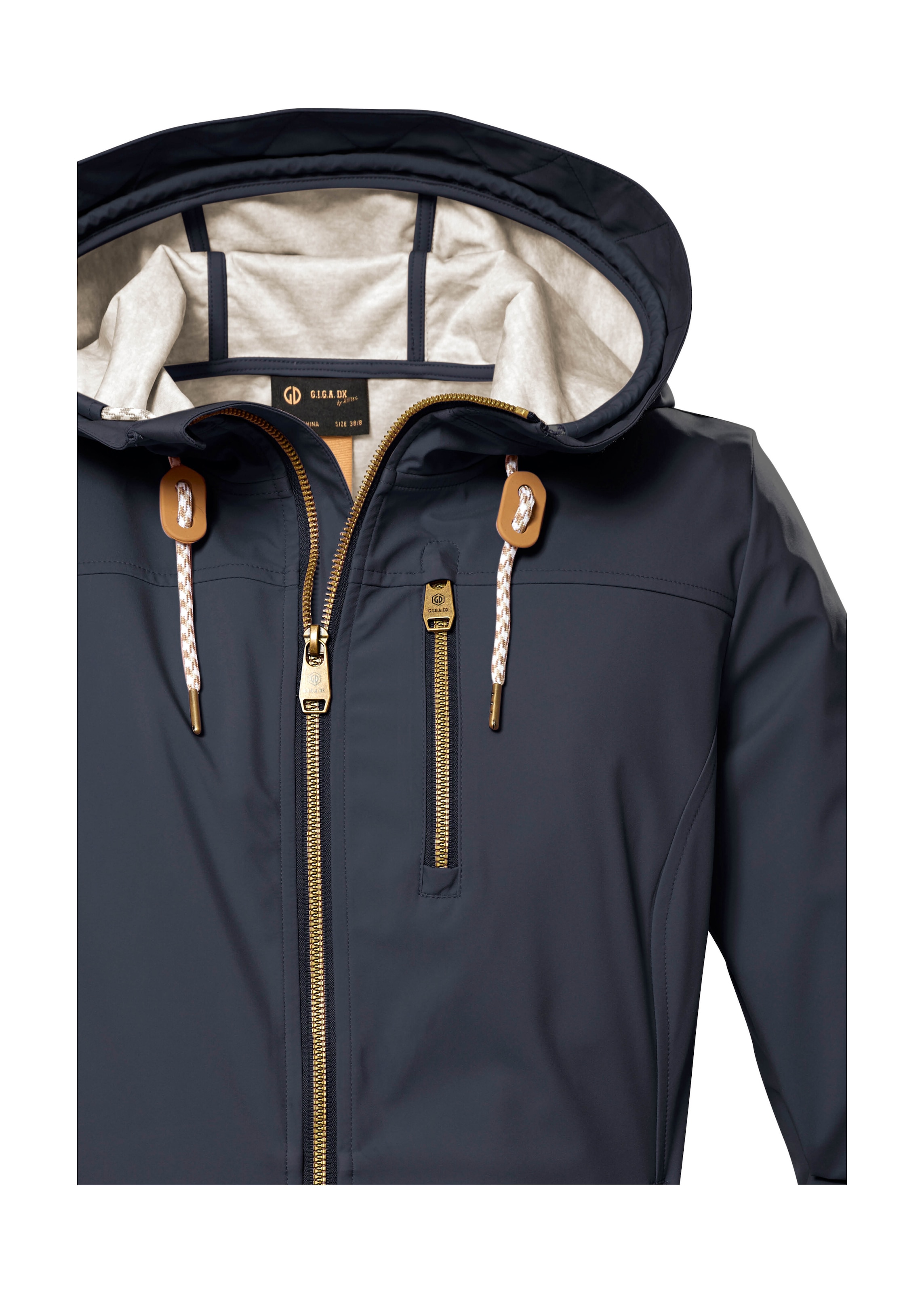 G.I.G.A. DX by killtec Softshelljacke »GS 24 WMN SFTSHLL JCKT«, Wasserabweisende Softshelljacke, verstellbare Kapuze, winddicht