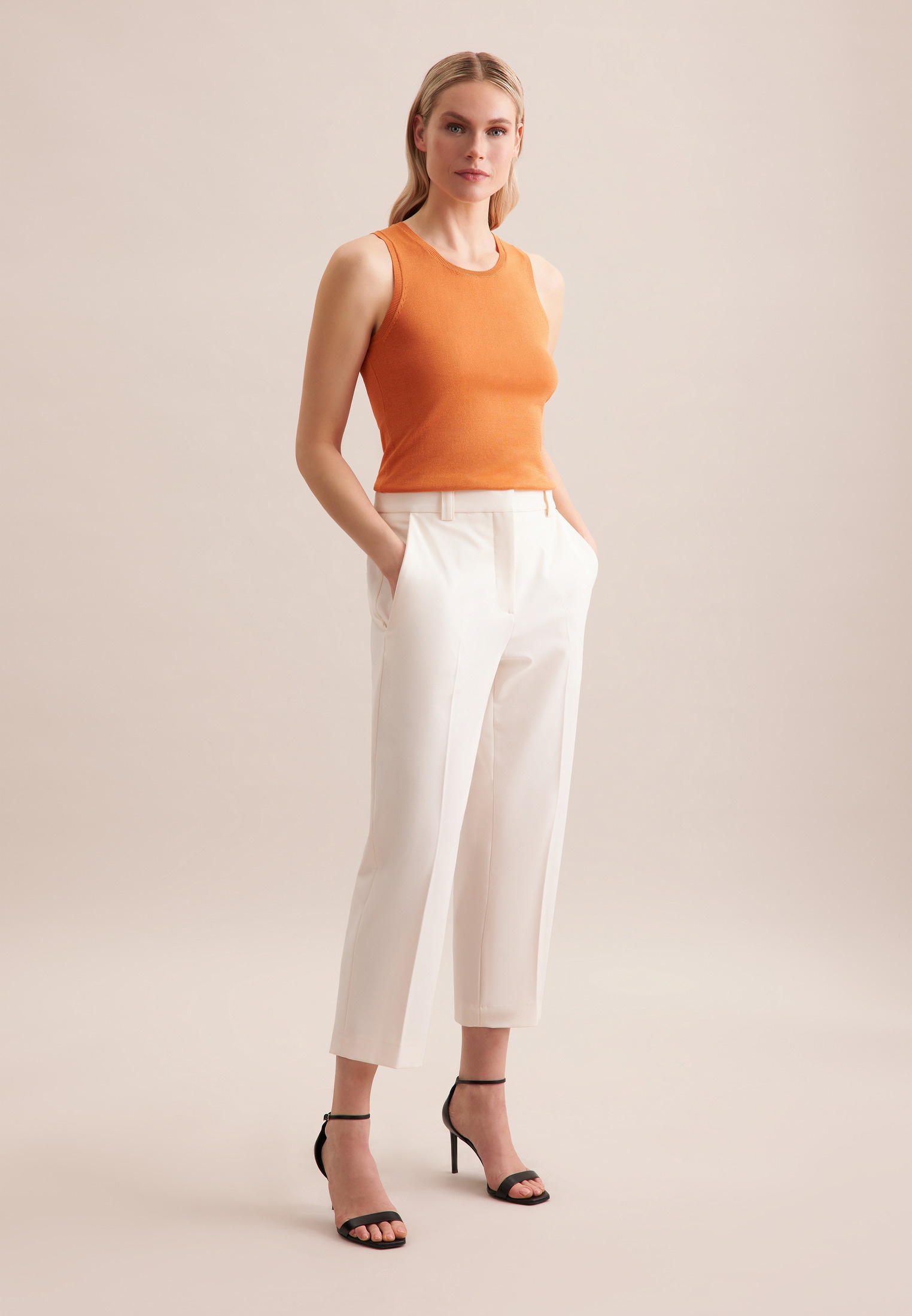 seidensticker Pull en tricot »Schwarze Rose« Ohne Arm Rundhals