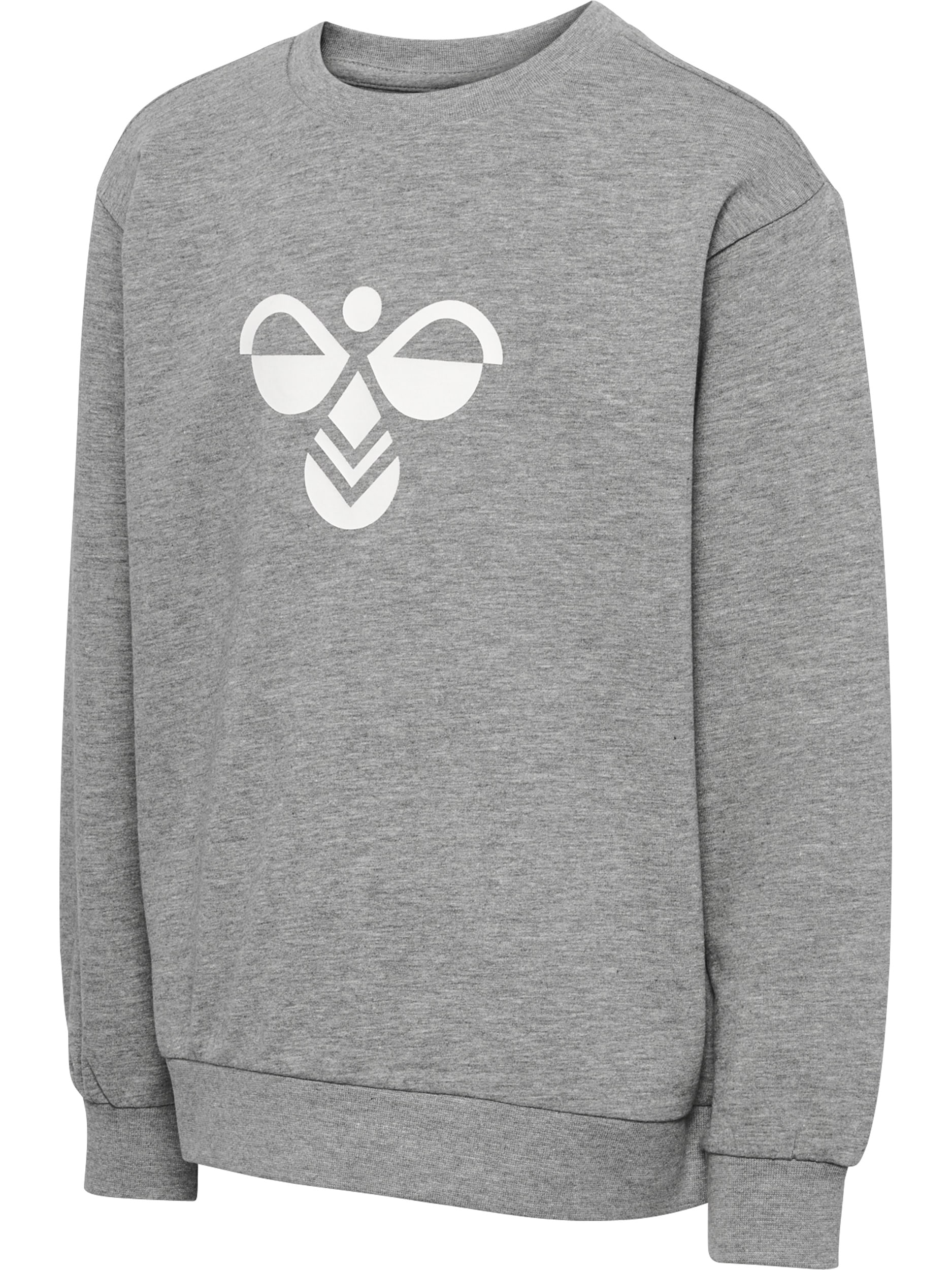 hummel Sweat-shirt »HMLJR REG TUKAS SWEATSHIRT«, style sportif, avec impression de logo et angles latéraux
