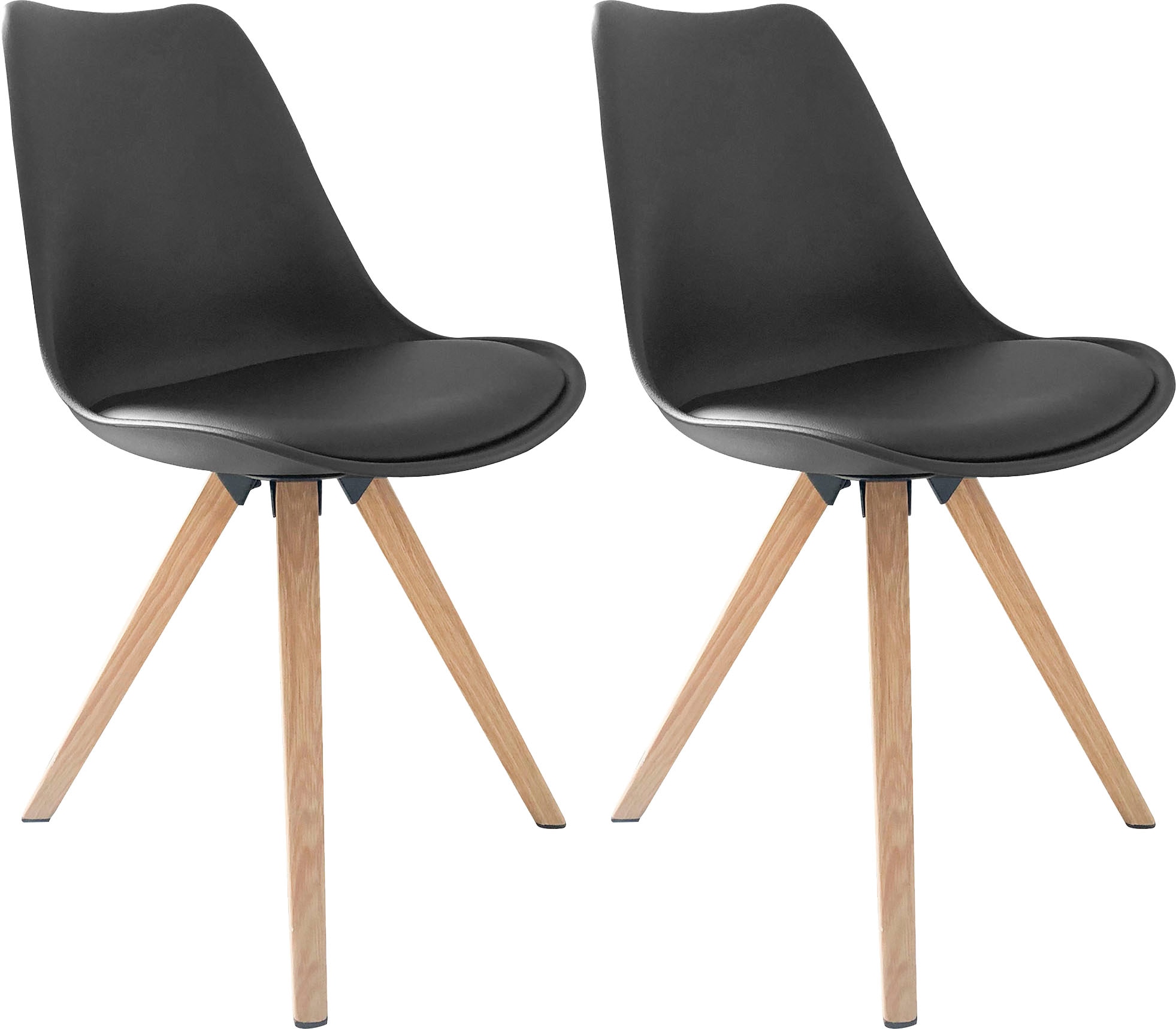 Image of byLIVING Esszimmerstuhl "Kira" () 2 Stk.Sitzschale mit Sitzkissen, in verschiedenen Farben