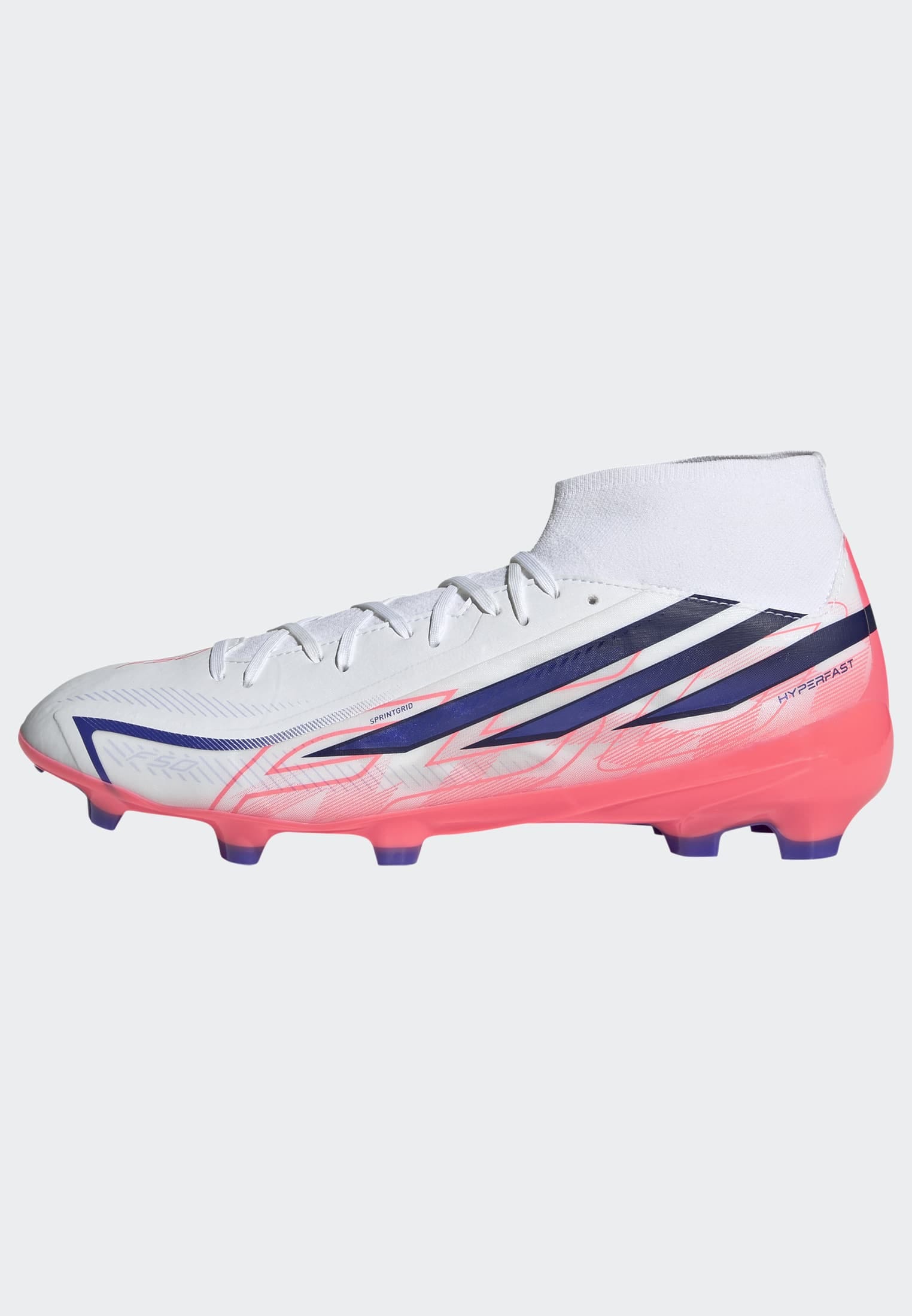 adidas Performance Chaussure de football »F50 HYPERFAST LEAGUE , MITTELHOCH, FESTE BÖDEN«  pour gazon et sols durs, utilisé lors de la Coupe du Monde 2026