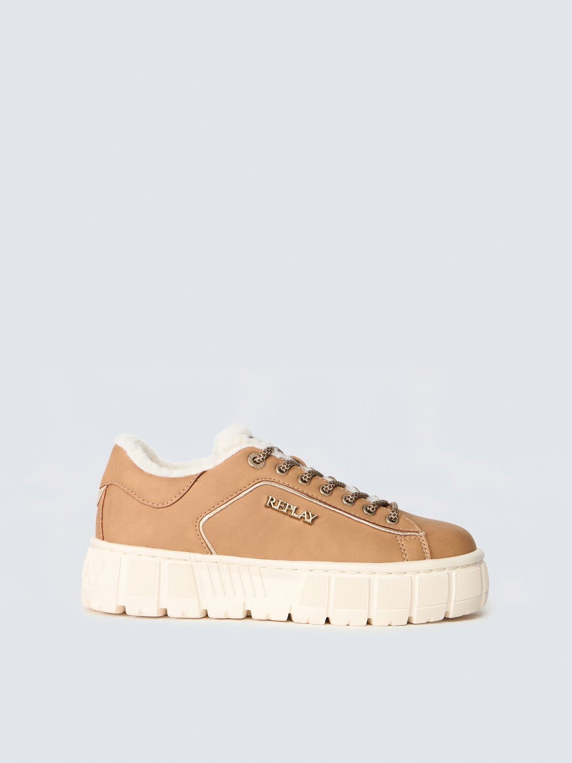 Replay Plateausneaker »PAULETTE WARM«  Halbschuh, Schnürschuh mit Warmfutter