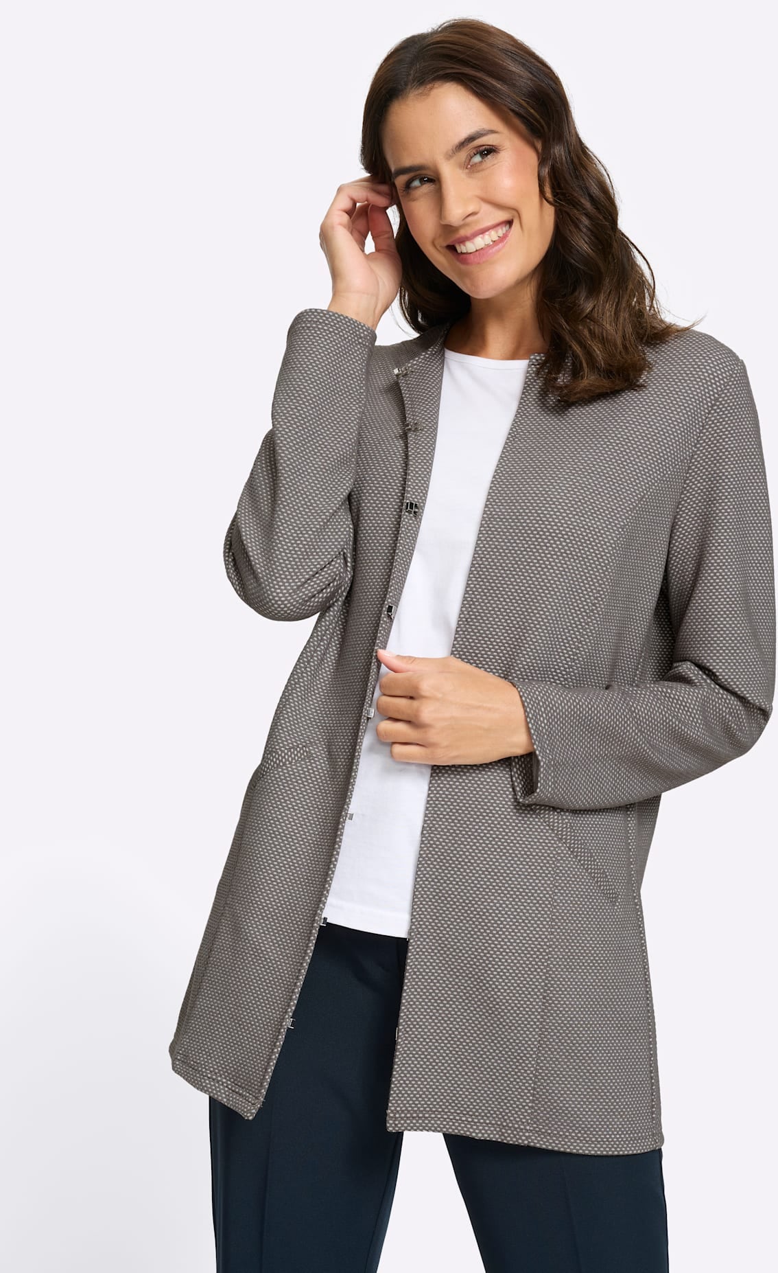 Inspirationen Shirtjacke "Shirtjacke" 1 tlg.