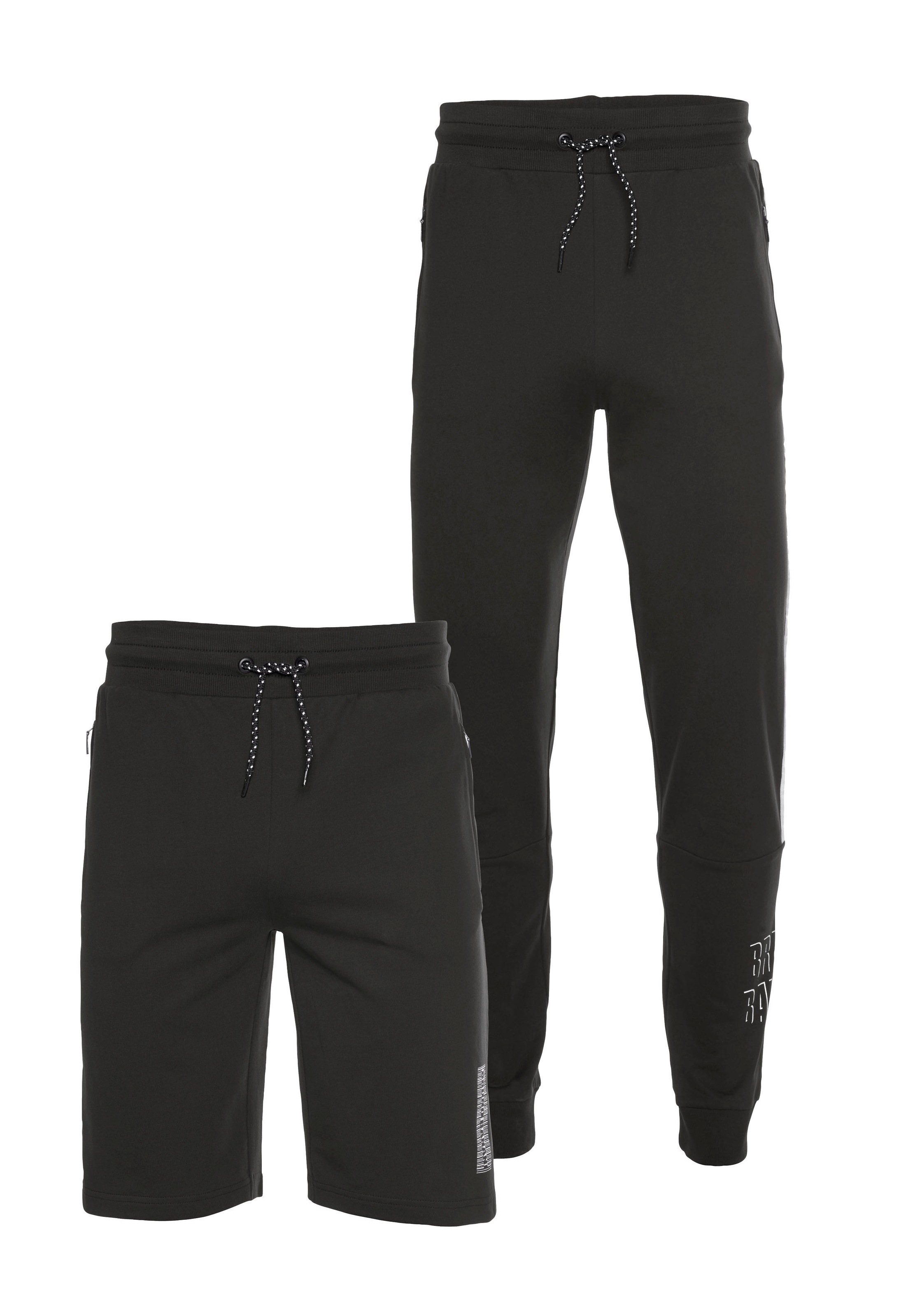 Image of Bruno Banani Jogginghose »2-tlg. Set: Sweatshorts & Jogginghose«, (2 tlg.), im Doppelpack bei Ackermann Versand Schweiz