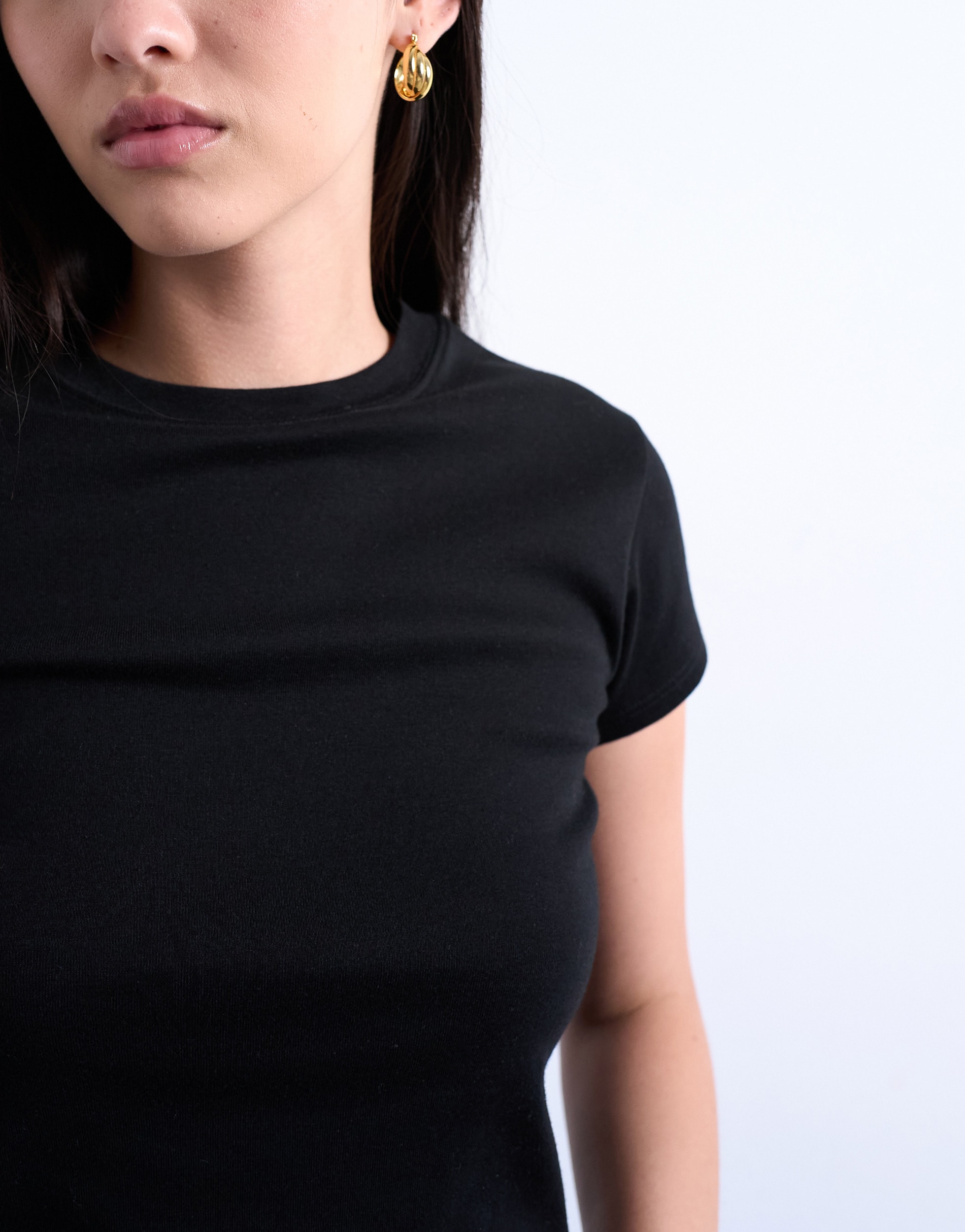 TOPSHOP Shirt à col rond »TSEVERYDAY SS TOP JRS NOOS« coton, coupe régulière