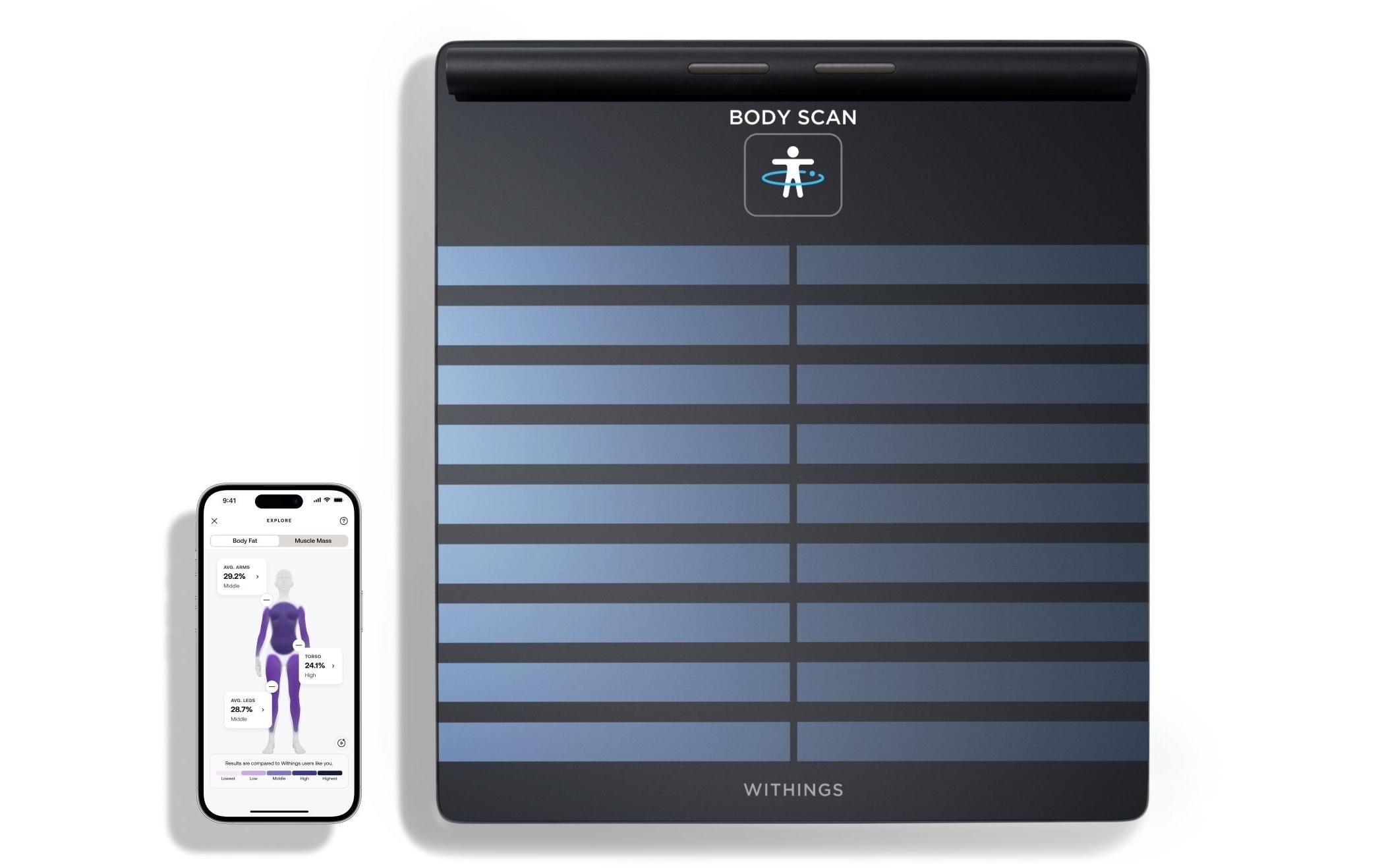 Withings Körper-Analyse-Waage »Body Sc«