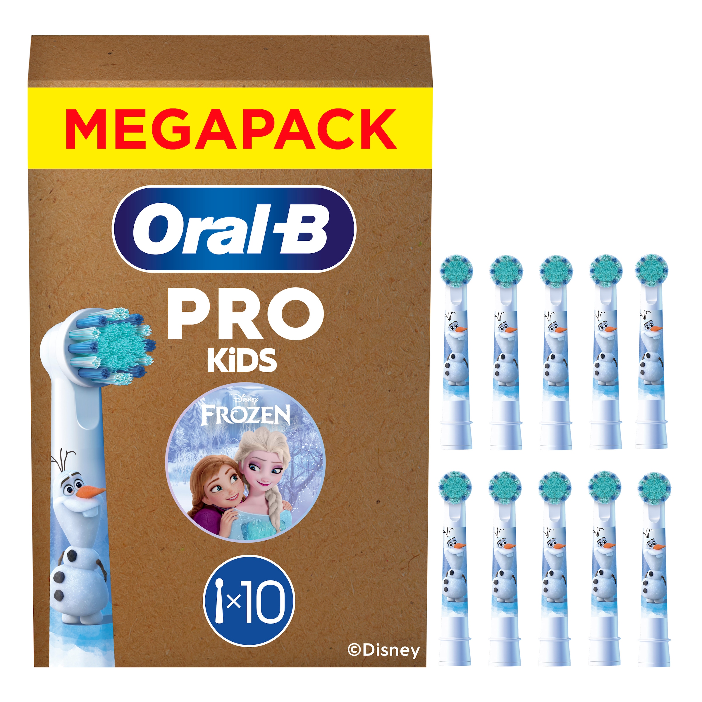 Image of Oral-B Aufsteckbürsten "Pro Kids 3+ Disney Frozen" extra weiche Borsten, ab 3 Jahren