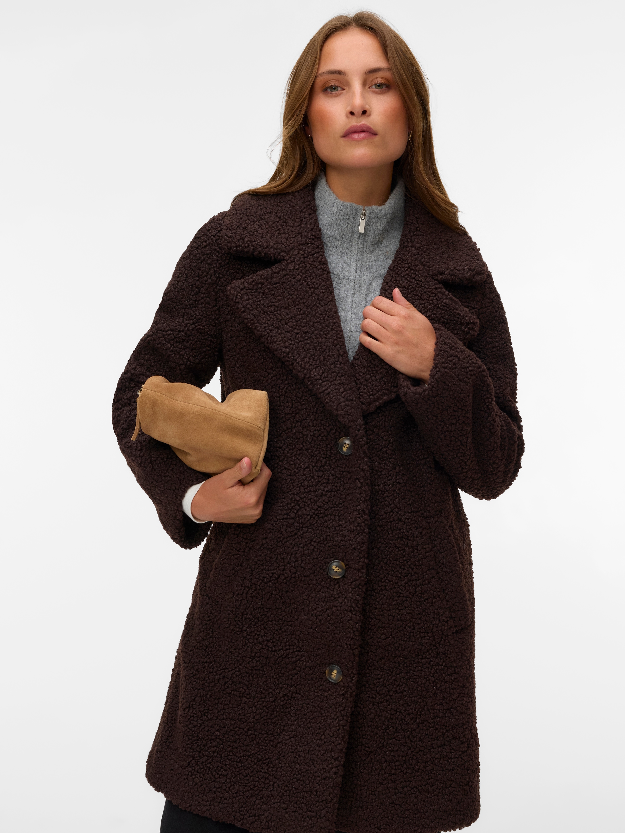 Image of Vero Moda Kurzmantel "VMKYLIE TEDDY COAT GA BOO"