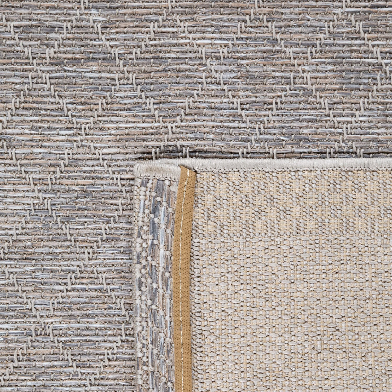 Paco Home Teppich bequem geeignet meliert, Flachgewebe, rund, Muster, Rauten »Vancouver kaufen Outdoor 163«, Bordüre