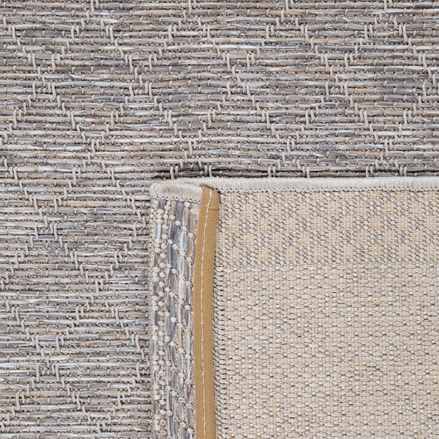 Paco Home Teppich »Vancouver 163«, rund, Flachgewebe, Rauten Muster,  meliert, Bordüre, Outdoor geeignet bequem kaufen