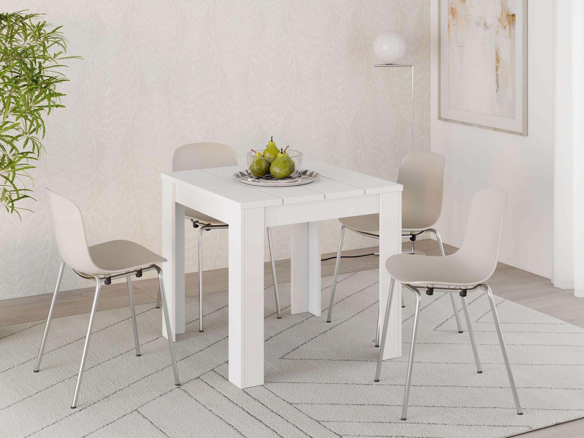 Home affaire Esstisch »Spoleto, Esstisch, Küchentisch, Speisetisch, Familientisch« Charakterstarke 4-Lamellen-Platte, 4 Farben, 2 Grössen – top modern