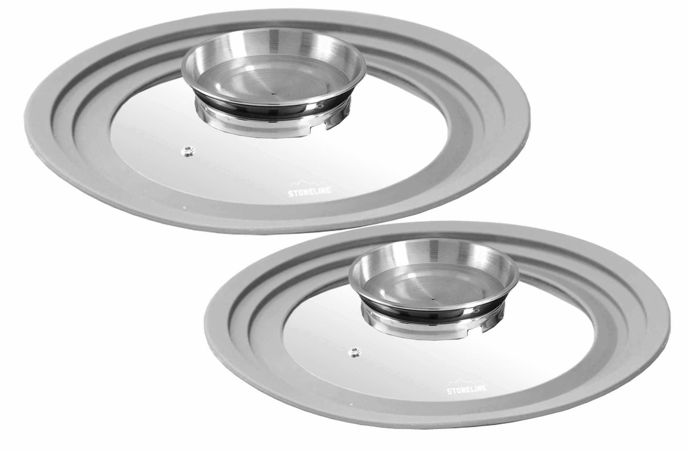 Image of STONELINE Universaldeckel »Stoneline«, (Set, 2 tlg.), mit Silikonrand bei Ackermann Versand Schweiz