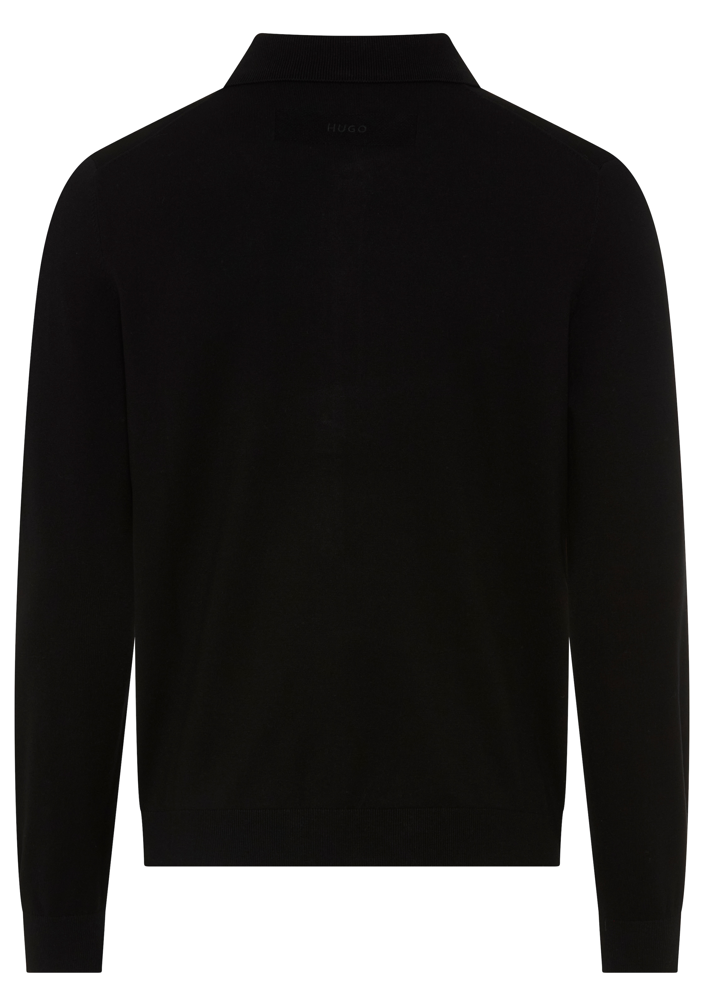 HUGO Veste en tricot »San Jordan-CV« col polo Regulas Fit, fermeture par boutons