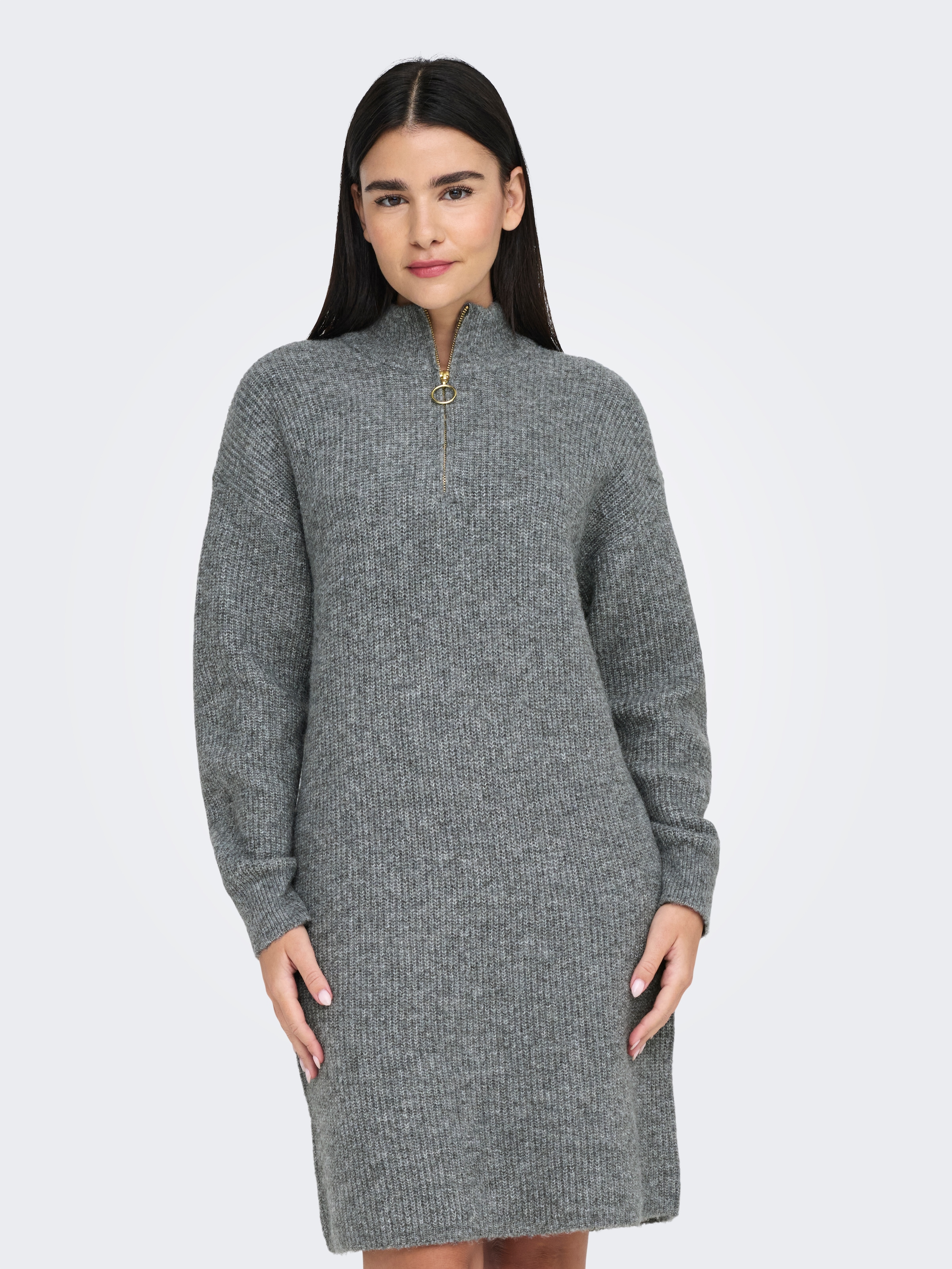 Strickkleid »ONLTOKYO L/S ZIP DRESS KNT«