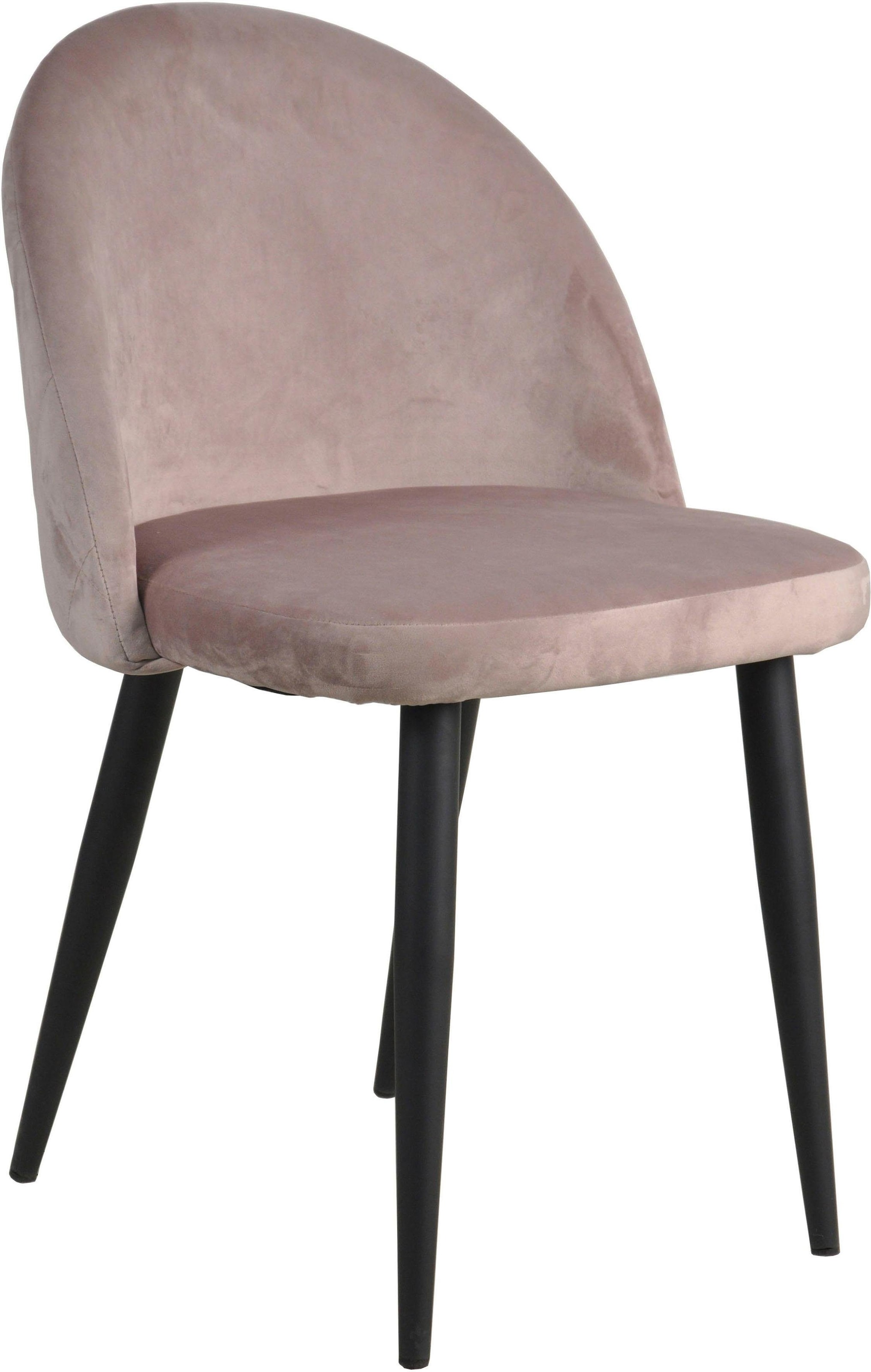Image of SIT Polsterstuhl "Avila 2er-Set aus Samt mit Karo-Steppung & Stahlgestell" (Set) 2 Stk.Eleganter Samt trifft modernes 4-Fuss-Stahlgestell