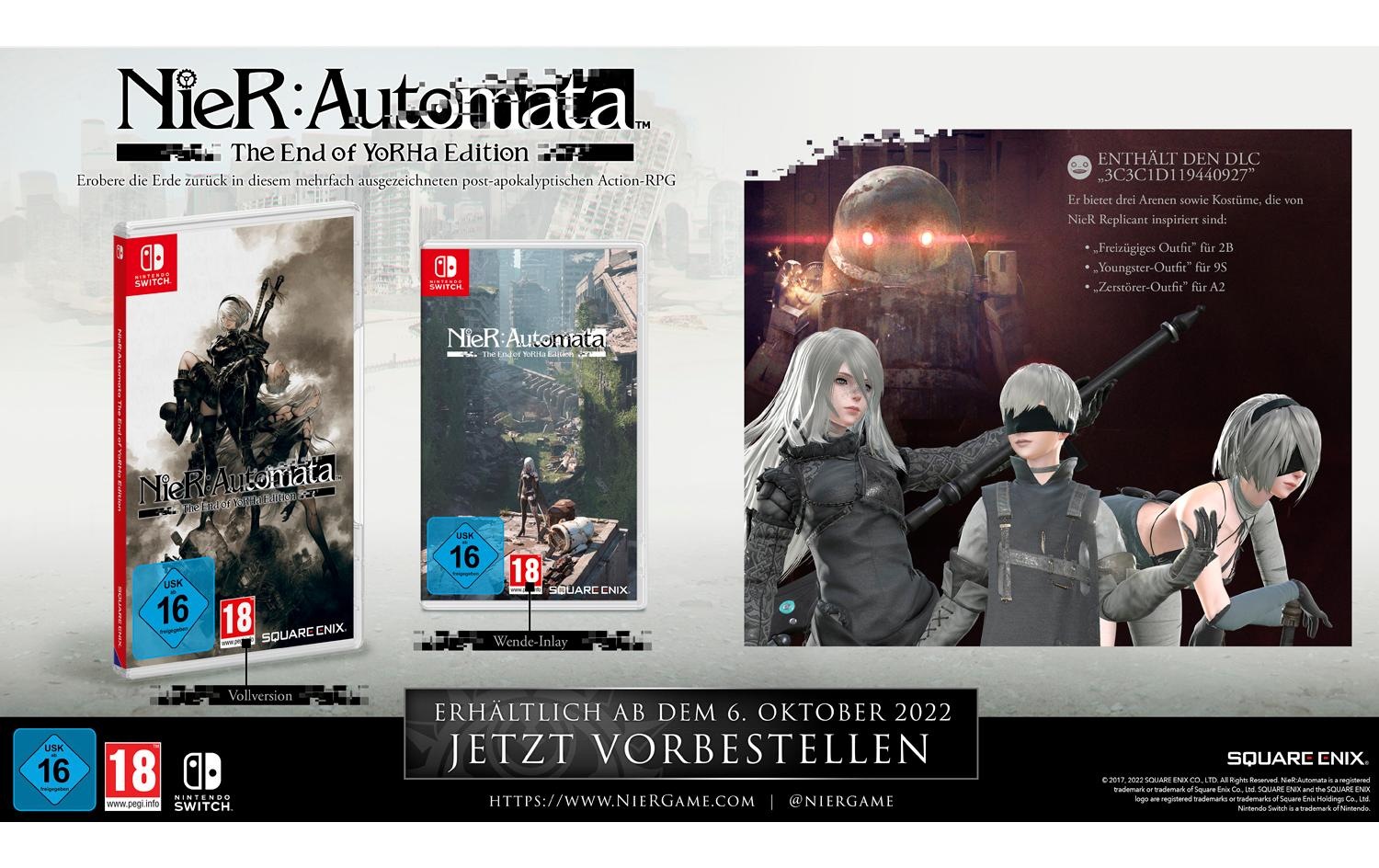 SquareEnix Spielesoftware »NieR: Automata The End«, Nintendo Switch