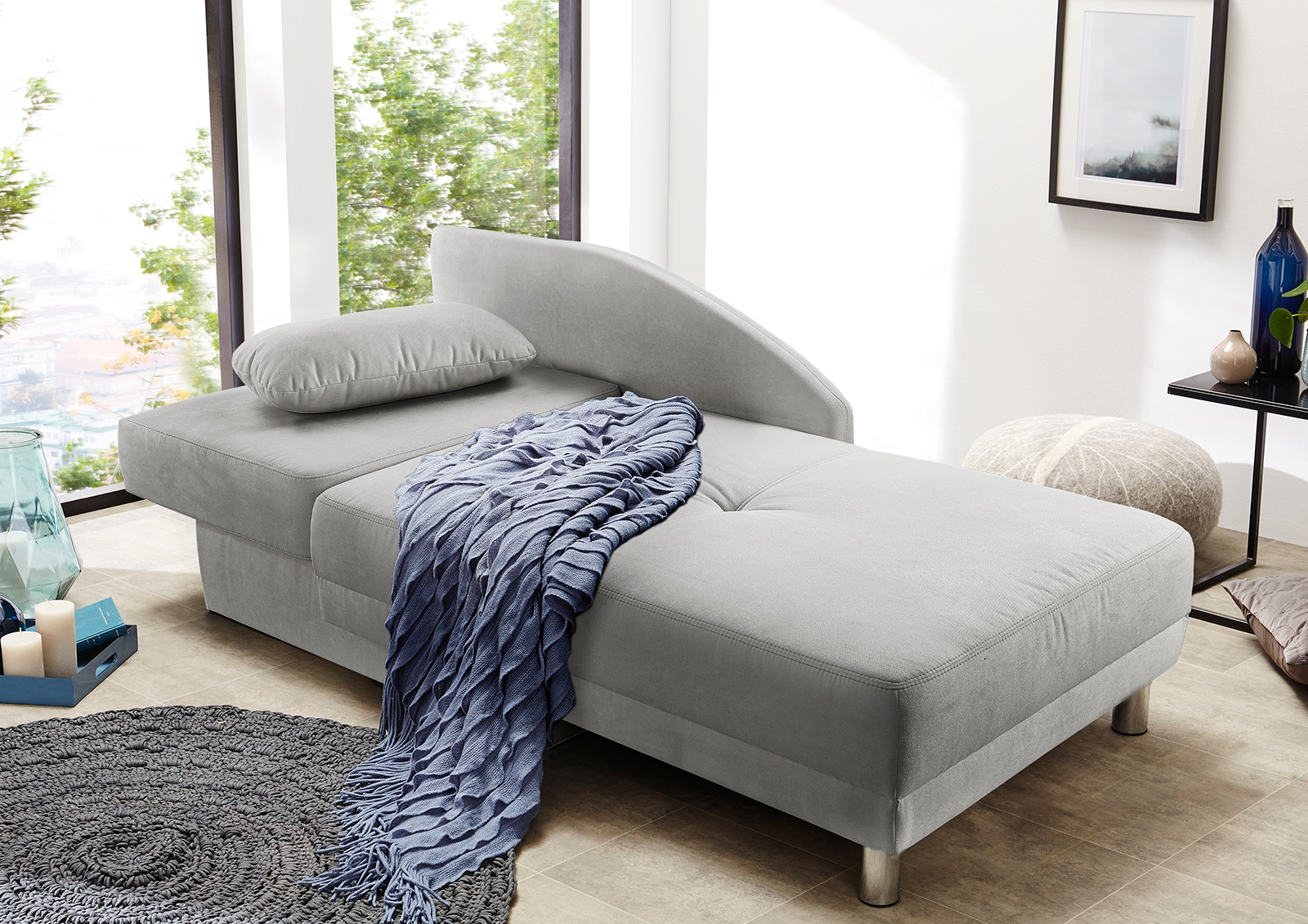 Jockenhöfer Gruppe Recamiere »Roy«, Chaiselongue mit Bettfunktion und Bettkasten, inklusive Federkern