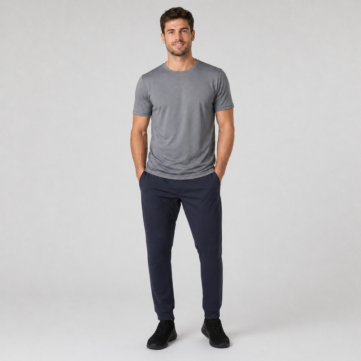 LPO Funktionsshirt »NAKIN BASIC MEN« Funktionsshirt mit V-Ausschnitt
