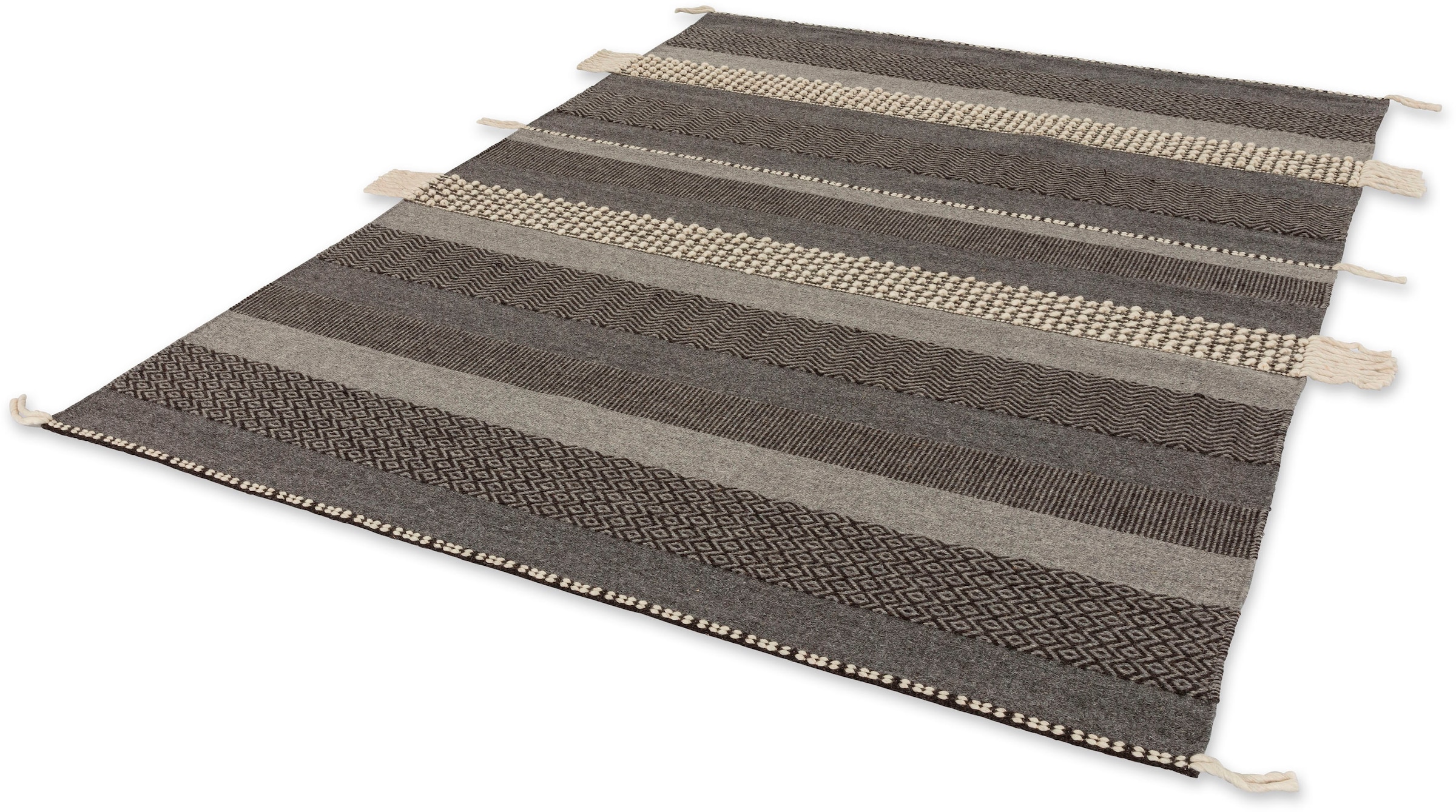 Image of SCHÖNER WOHNEN-Kollektion Wollteppich "Botana" rechteckig 8 mm Höhe reine Wolle, Wohnzimmer