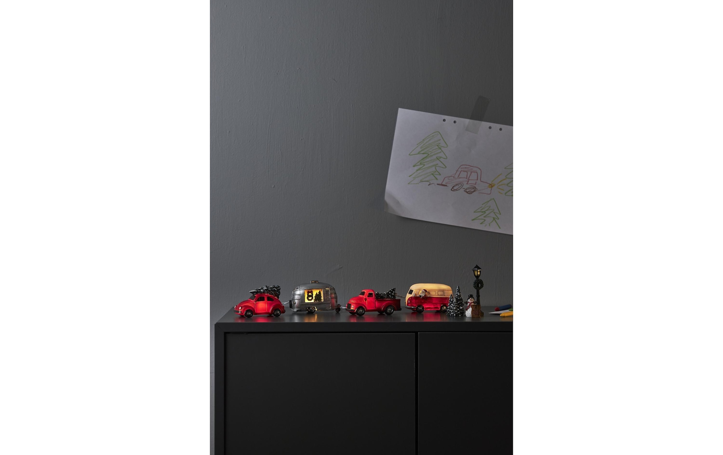 Parforce Traditional Hunting LED Dekofigur »Merryville, 8er Set, 42 cm, Mehrfarbig« Warmweiss