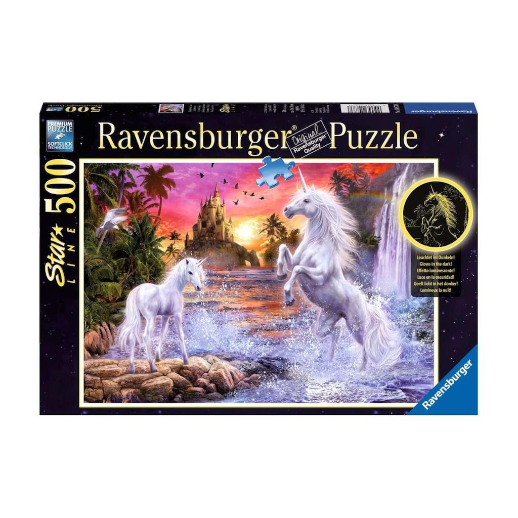 Ravensburger Puzzle »Puzzle Einhörner«, (500 tlg.)