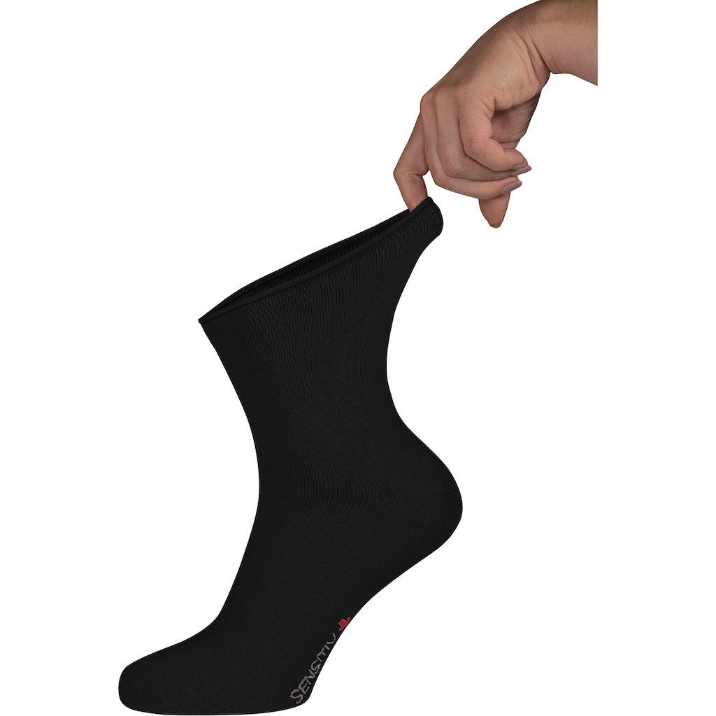 Fussgut Gesundheitssocken »Sensitiv Elegant Socken XXL«, (1 Paar)