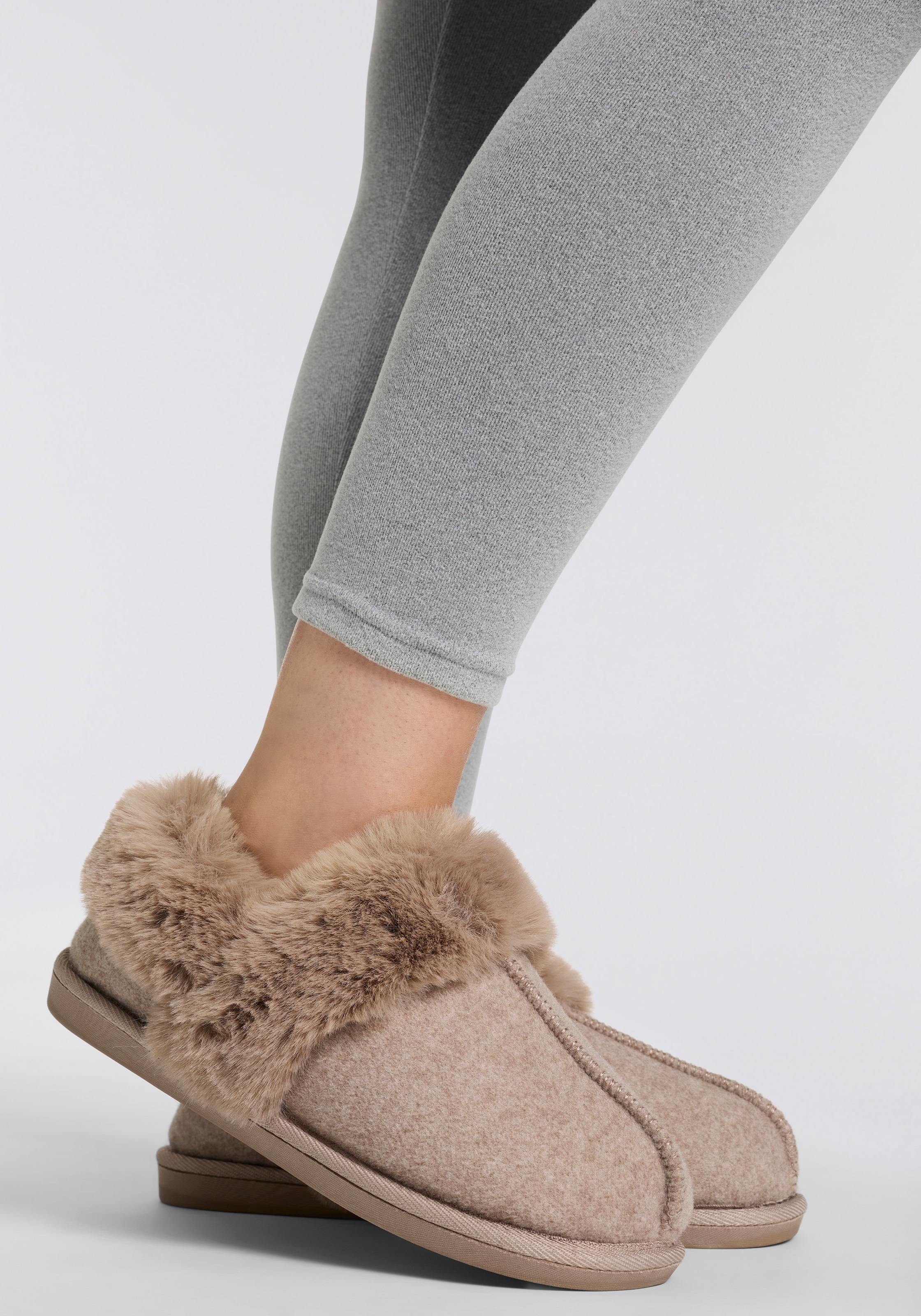 Apollo Hausschuh  2 Stk. tlg.  mit strapazierfähiger Gummisohle