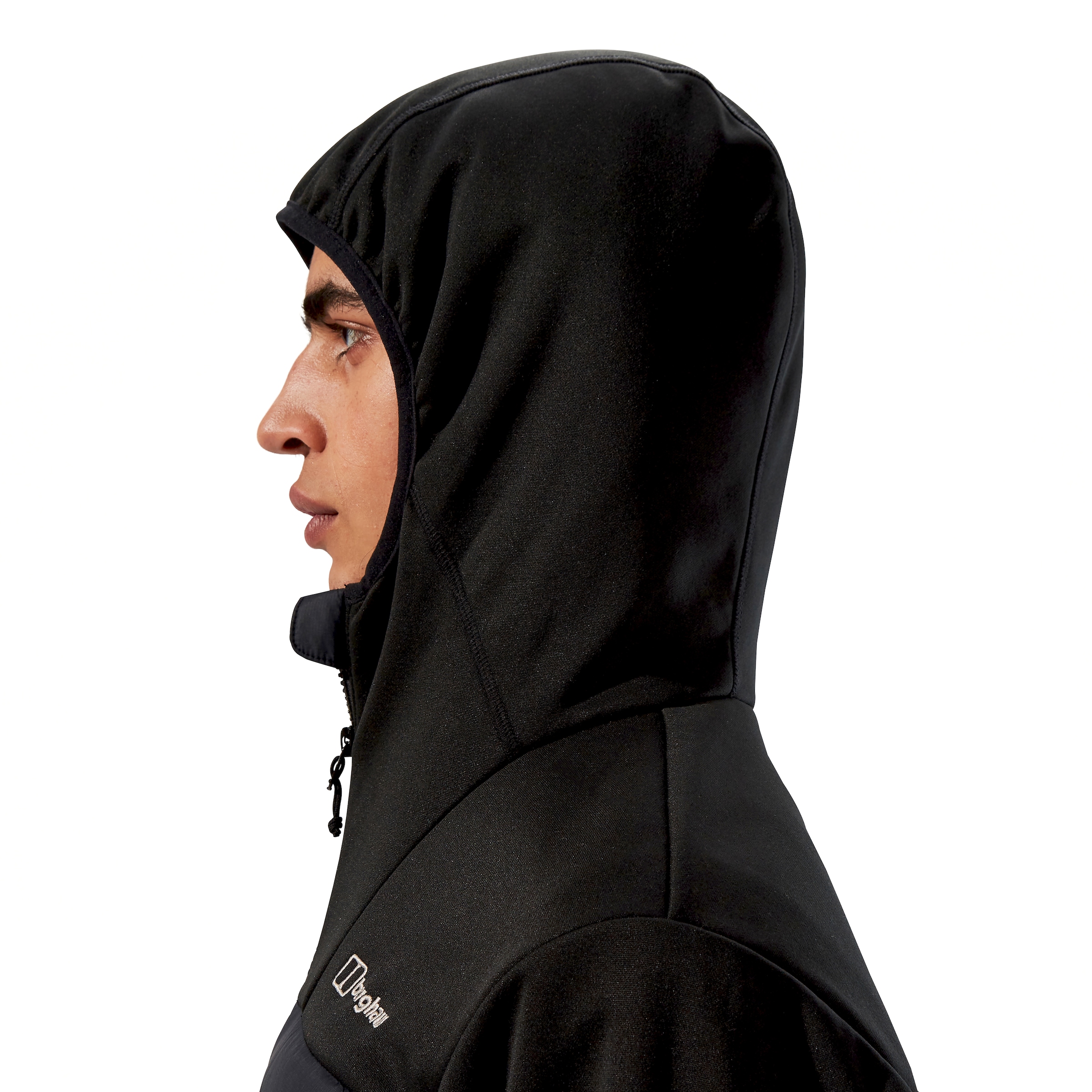 Berghaus Veste hybride »VASKYE HOODED HYBRID JACKET« avec capuche avec capuche avec protège-menton, déperlant et coupe-vent