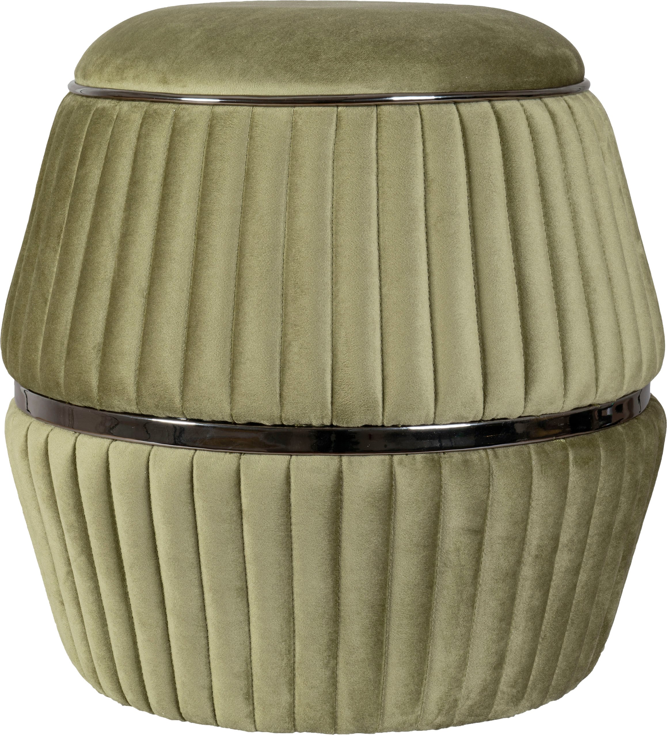 Kayoom Sitzhocker »Hocker Doric, trendiger Look, ästhetische Farbgebung, schöne Steppung«, (1 St.), komfortabel, hochqualitativ, pflegeleicht, in vielen Räumen zuhause