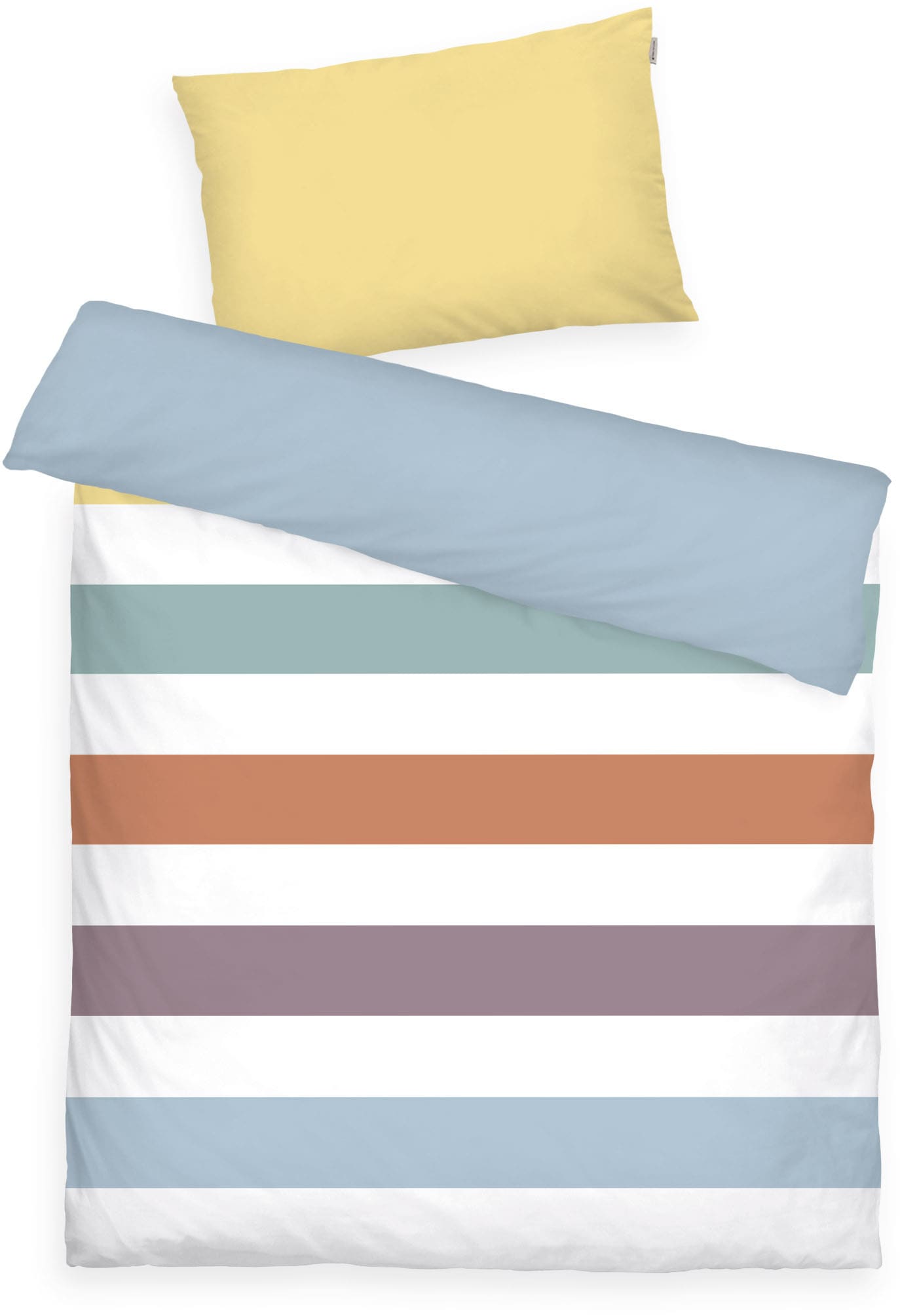 Image of TOM TAILOR HOME Babybettwäsche "TWO-TONE SOLID COLORS in Gr. 100x135cm" 2 Stk. new bedroom, gewebtes Label