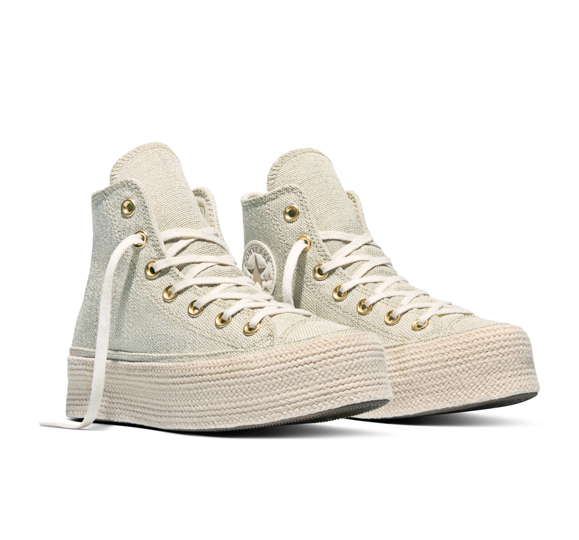 Image of Converse Sneaker "CHUCK TAYLOR ALL STAR LIFT ESPADRILLE" für sportlichen Look im Alltag, sportlicher Stil, mit Schnürung