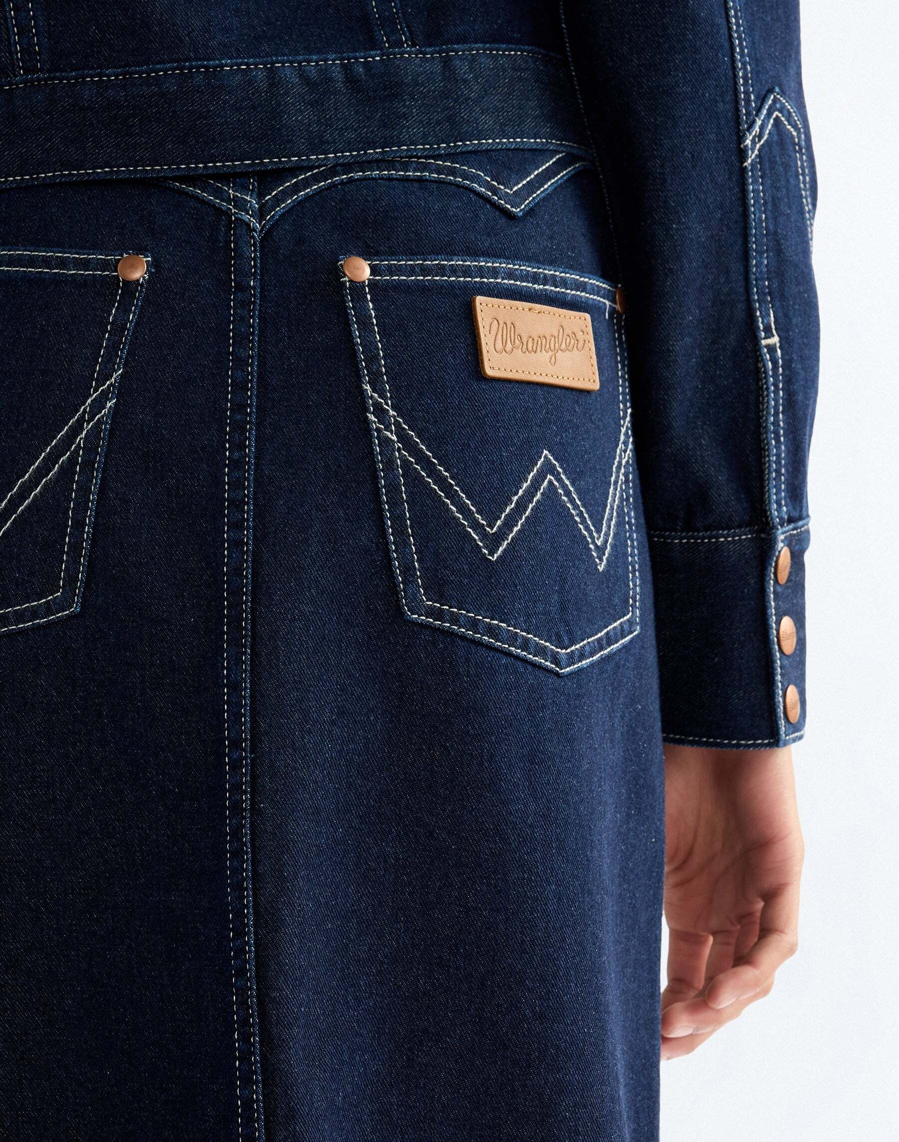 Wrangler Jupe en jean »WRANGLER Jeansrock Western Midi«