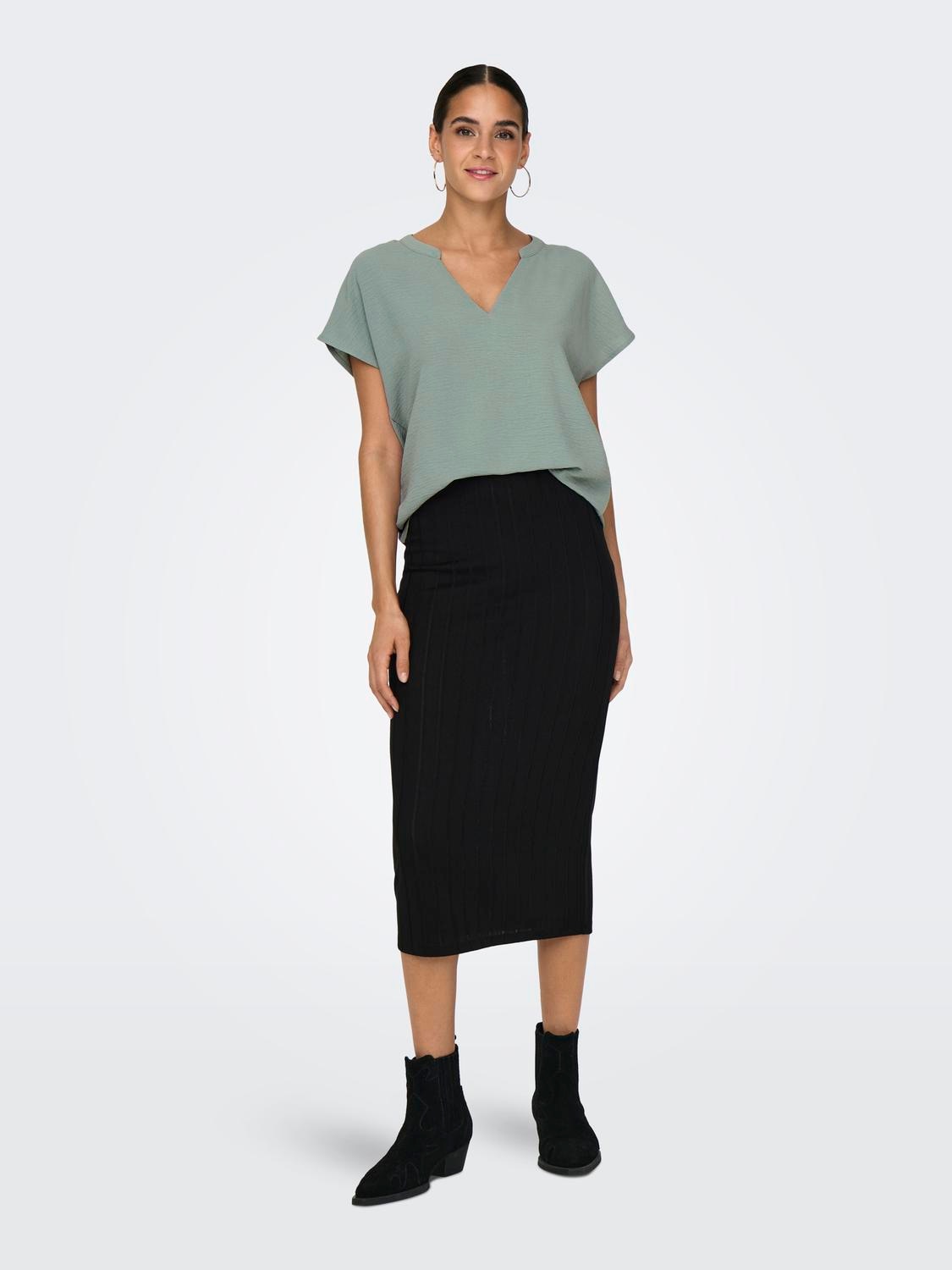 JDY Chemisier à chemise »JDYLION S/S TOP WVN NOOS«